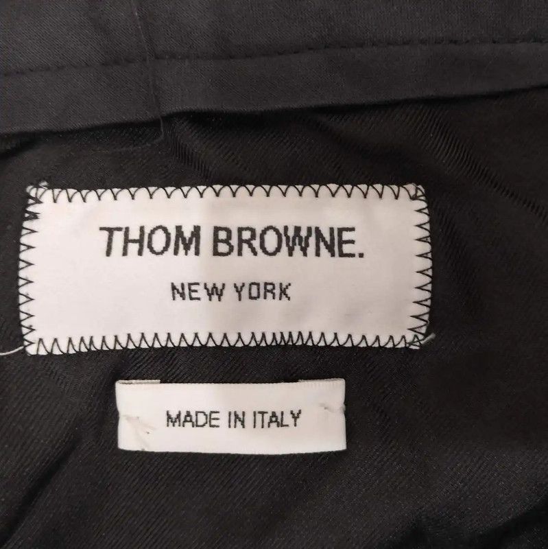 Thom Browne Thom Browne Pleated Black Wool Skirt Size M 0089 Size 28" / US 6 / IT 42 - 4 Thumbnail