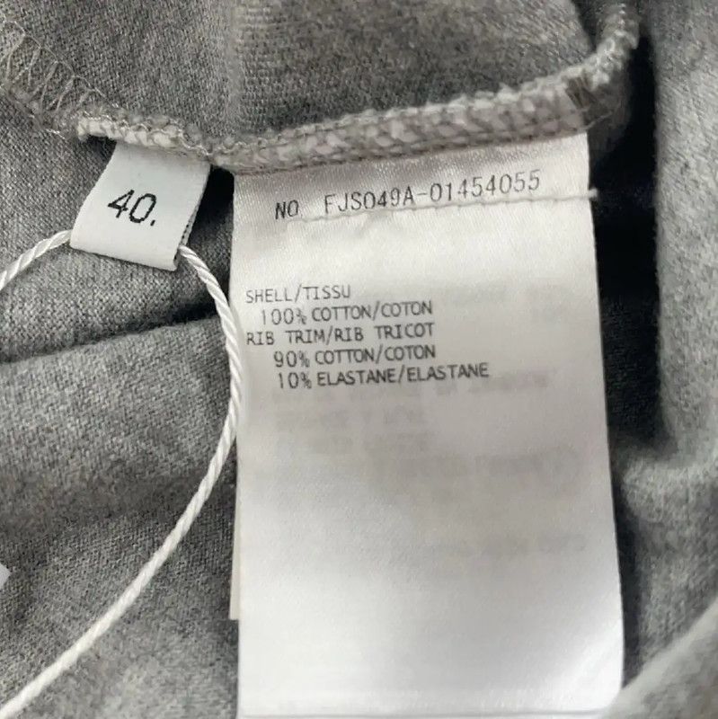 Thom Browne Thom Browne Gray Cotton T-Shirt for Women 0089 Size L / US 10 / IT 46 - 5 Thumbnail