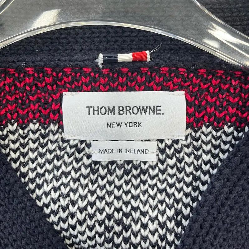 Thom Browne Thom Browne Black Women's Cardigan with Seahorse Design 0089 Size XS / US 0-2 / IT 36-38 - 3 Thumbnail