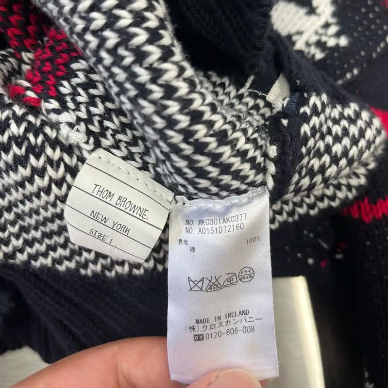 Thom Browne Thom Browne Black Women's Cardigan with Seahorse Design 0089 Size XS / US 0-2 / IT 36-38 - 4 Thumbnail