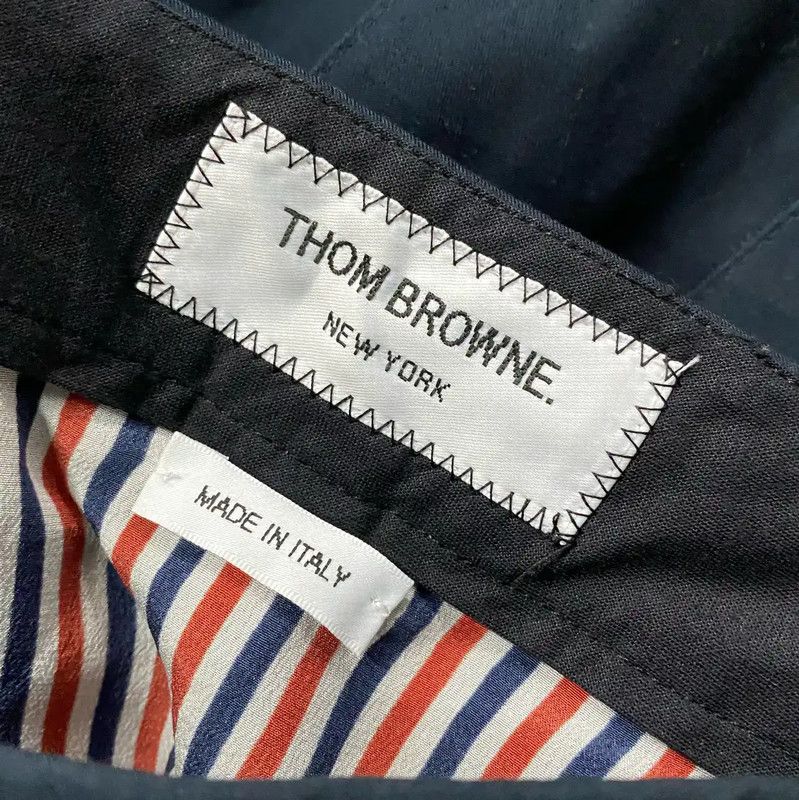 Thom Browne Thom Browne Navy Pleated Skirt for Summer 0089 Size 26" / US 2 / IT 38 - 5 Thumbnail