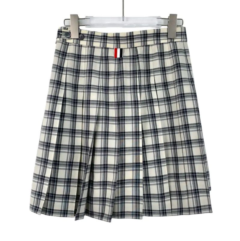Thom Browne Thom Browne Colorblock Wool Mini Skirt 0089 Size 23" - 2 Thumbnail