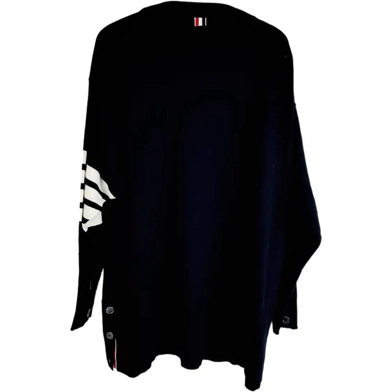 Thom Browne Thom Browne Women's Black Cardigan 0089 Size ONE SIZE - 2 Thumbnail
