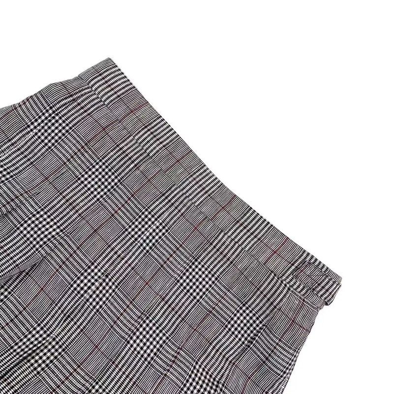 Thom Browne Thom Browne Gray Women's Pleated Skirt 0089 Size 26" / US 2 / IT 38 - 3 Thumbnail