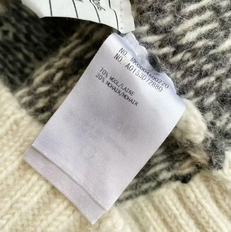 Thom Browne Thom Browne Multi-Pattern Wool Cardigan for Women 0089 Size ONE SIZE - 5 Thumbnail