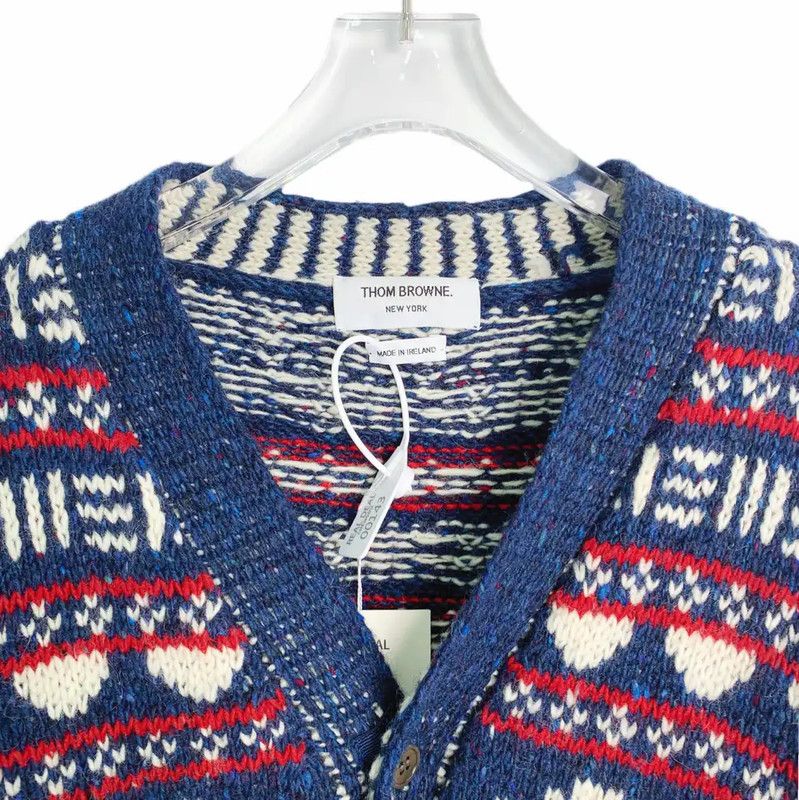 Thom Browne Thom Browne Colorful Wool Women's Cardigan 0089 Size S / US 4 / IT 40 - 3 Thumbnail