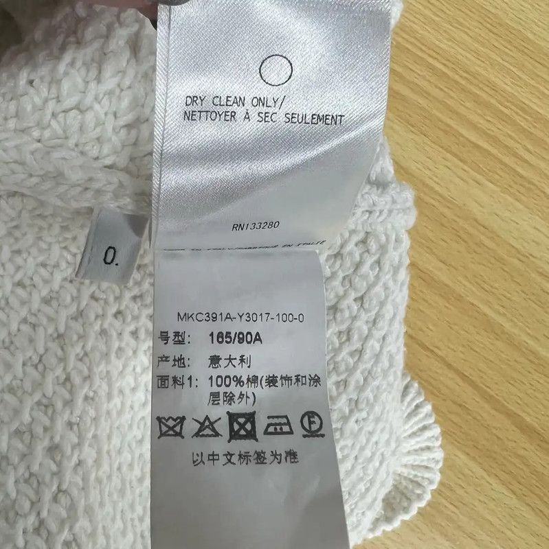 Thom Browne Thom Browne White Cotton Women's Cardigan 0089 Size ONE SIZE - 5 Thumbnail