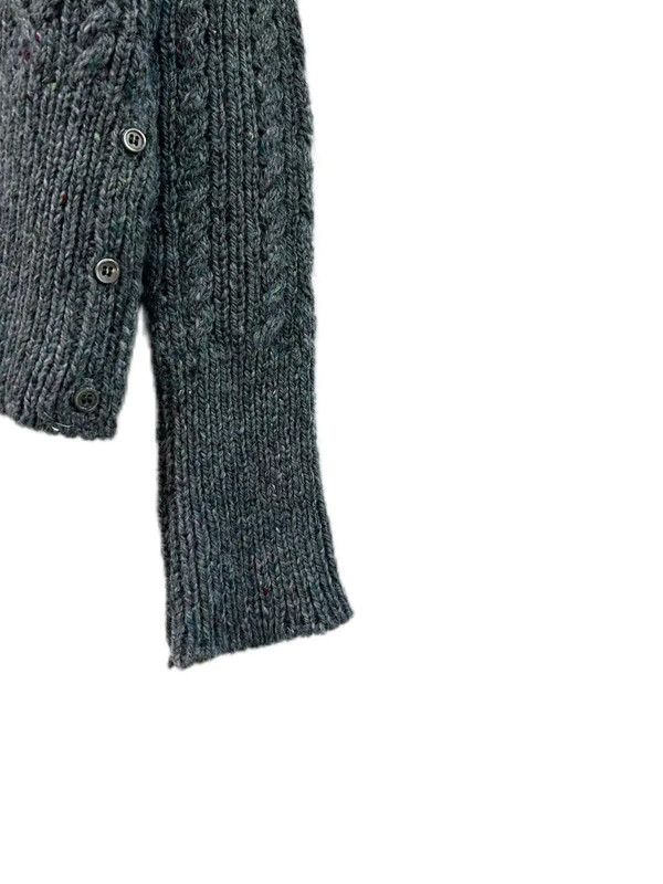 Thom Browne Thom Browne Gray Wool Women's Cardigan 0089 Size S / US 4 / IT 40 - 5 Thumbnail