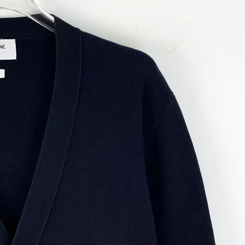 Thom Browne Thom Browne Navy Cotton Women's Cardigan 0089 Size M / US 6-8 / IT 42-44 - 3 Thumbnail