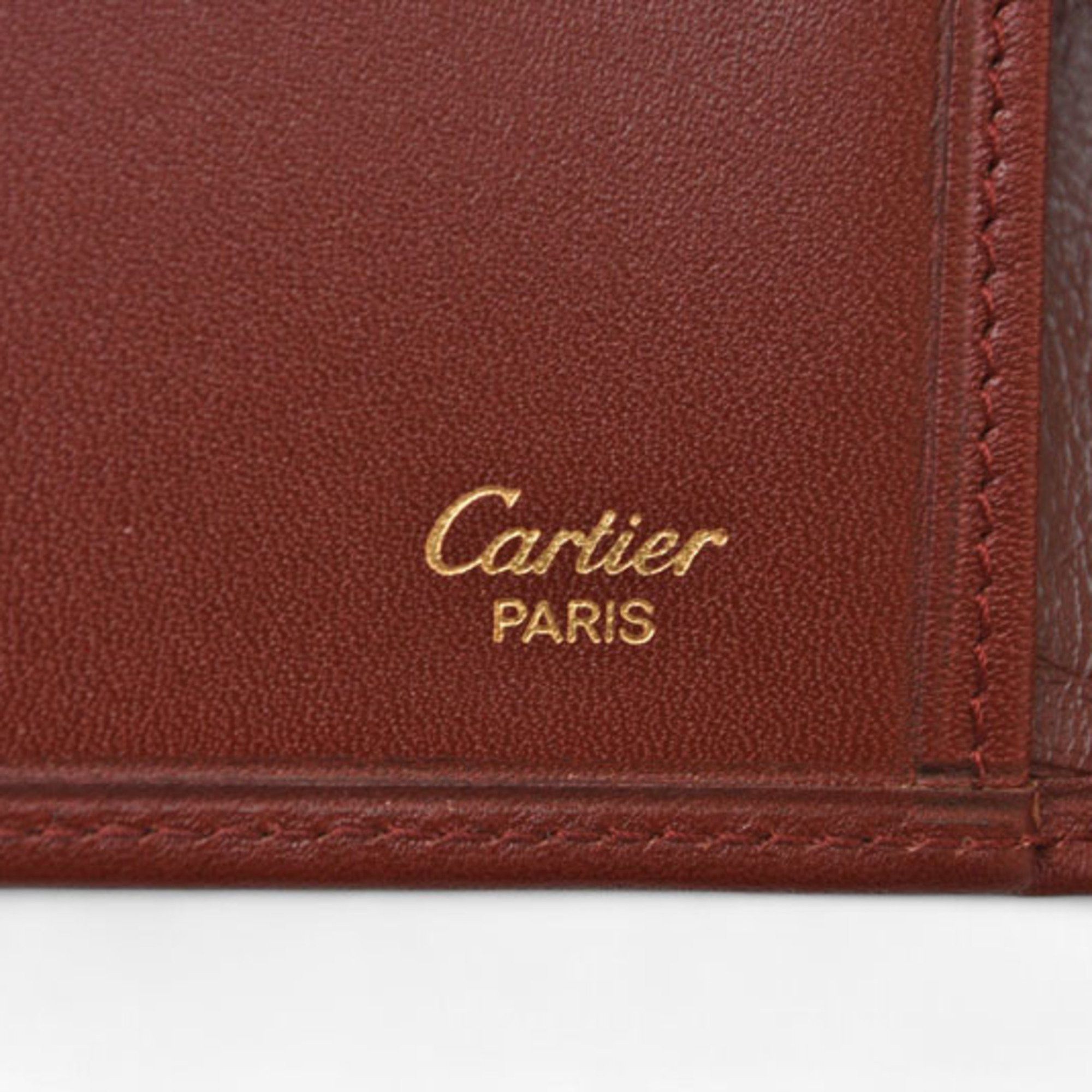 Cartier Cartier Must de tri-fold wallet in Bordeaux Size ONE SIZE - 10 Thumbnail