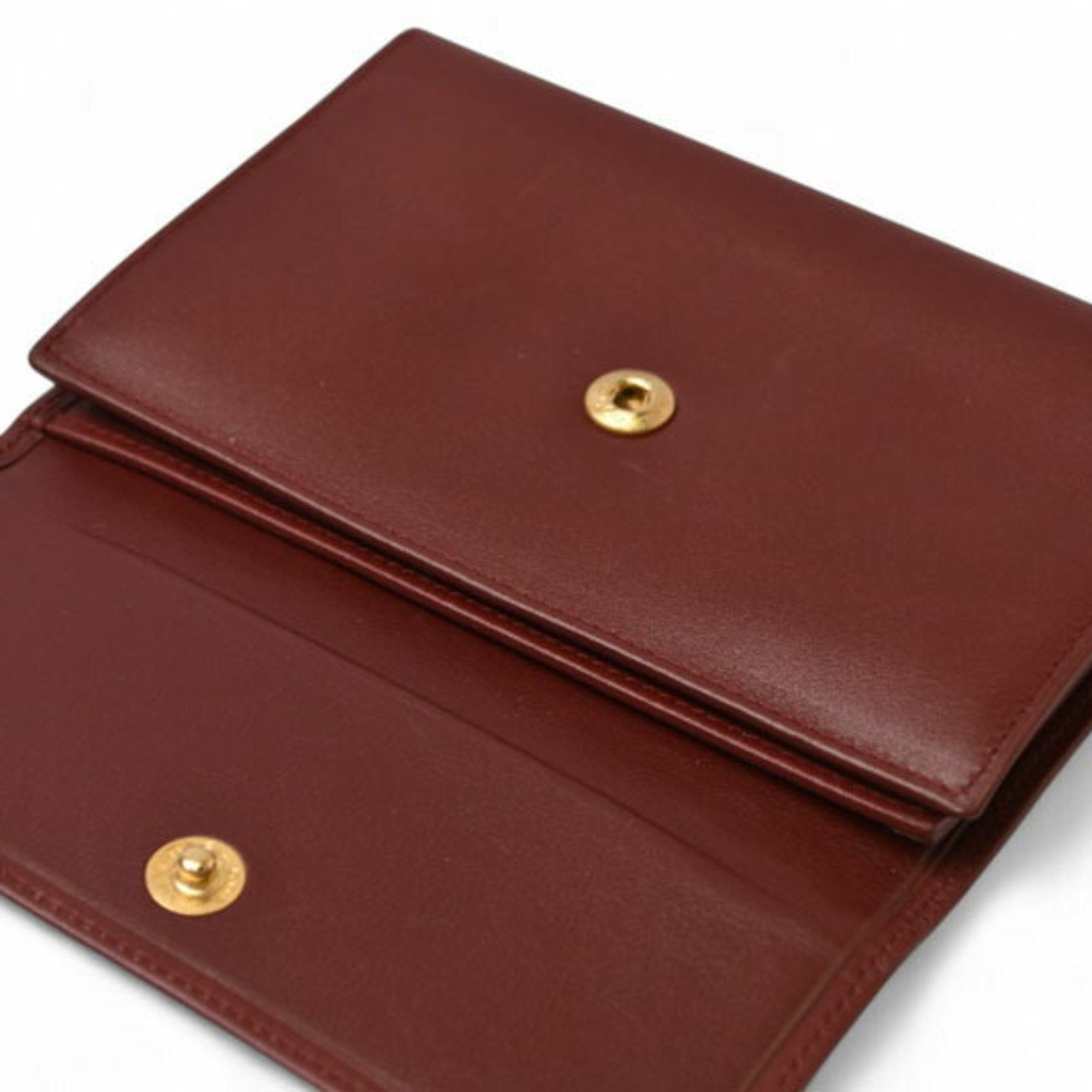 Cartier Cartier Must de tri-fold wallet in Bordeaux Size ONE SIZE - 9 Thumbnail