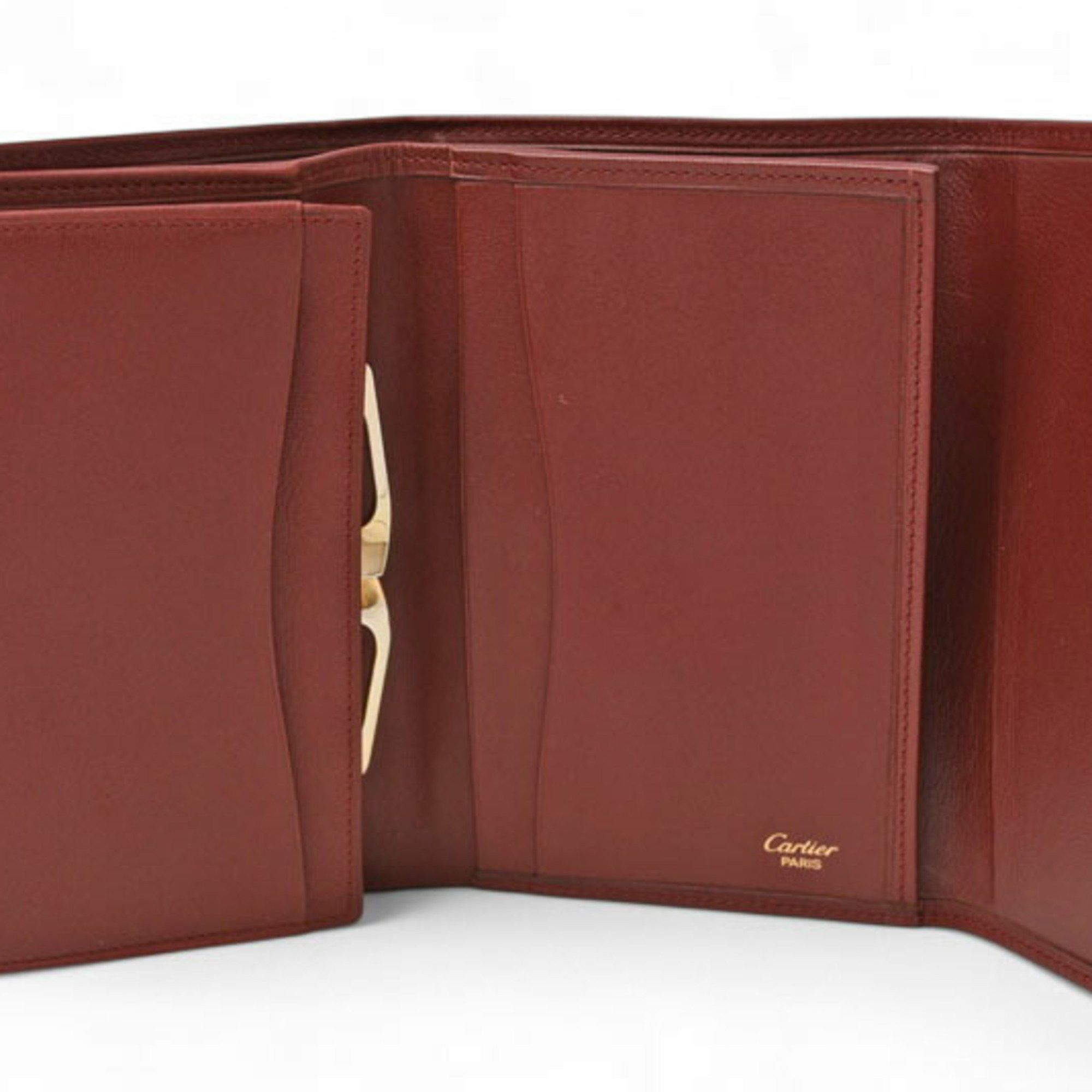 Cartier Cartier Must de tri-fold wallet in Bordeaux Size ONE SIZE - 11 Thumbnail
