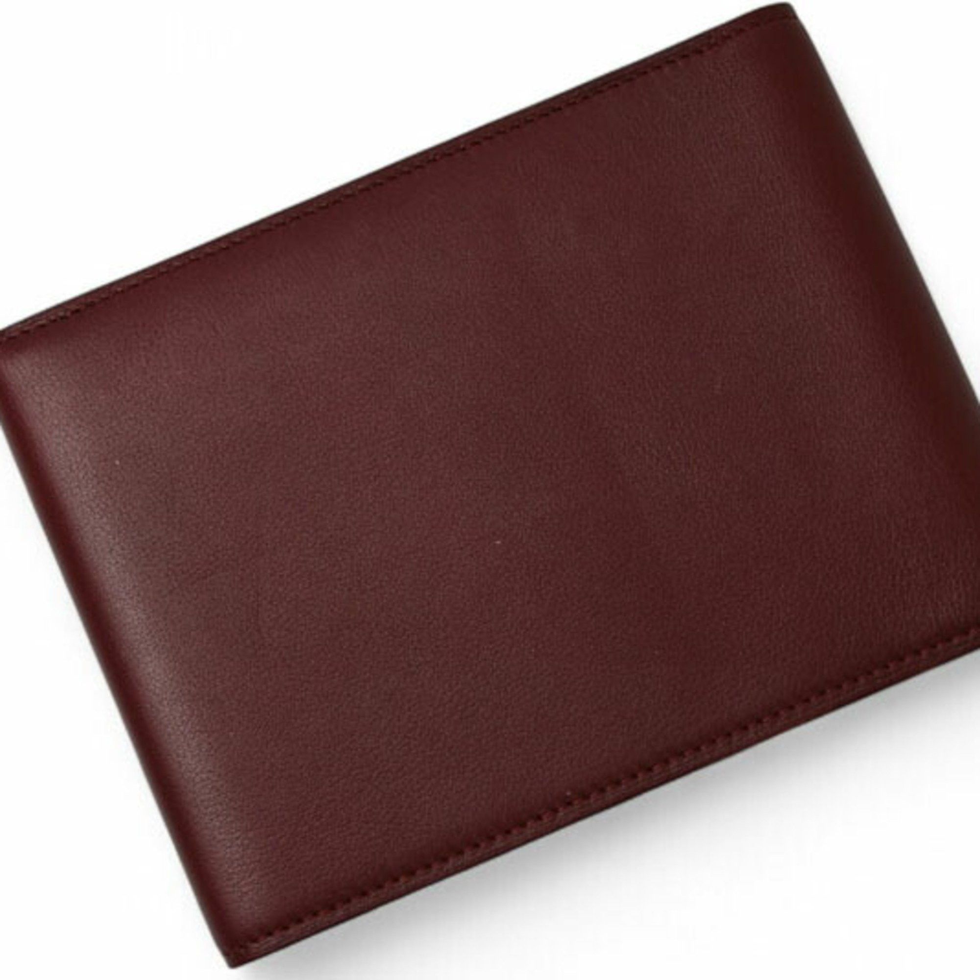 Cartier Cartier Tri-fold Wallet with Cabochon Lines in Bordeaux Calfskin Leather (L3000580) Size ONE SIZE - 3 Thumbnail