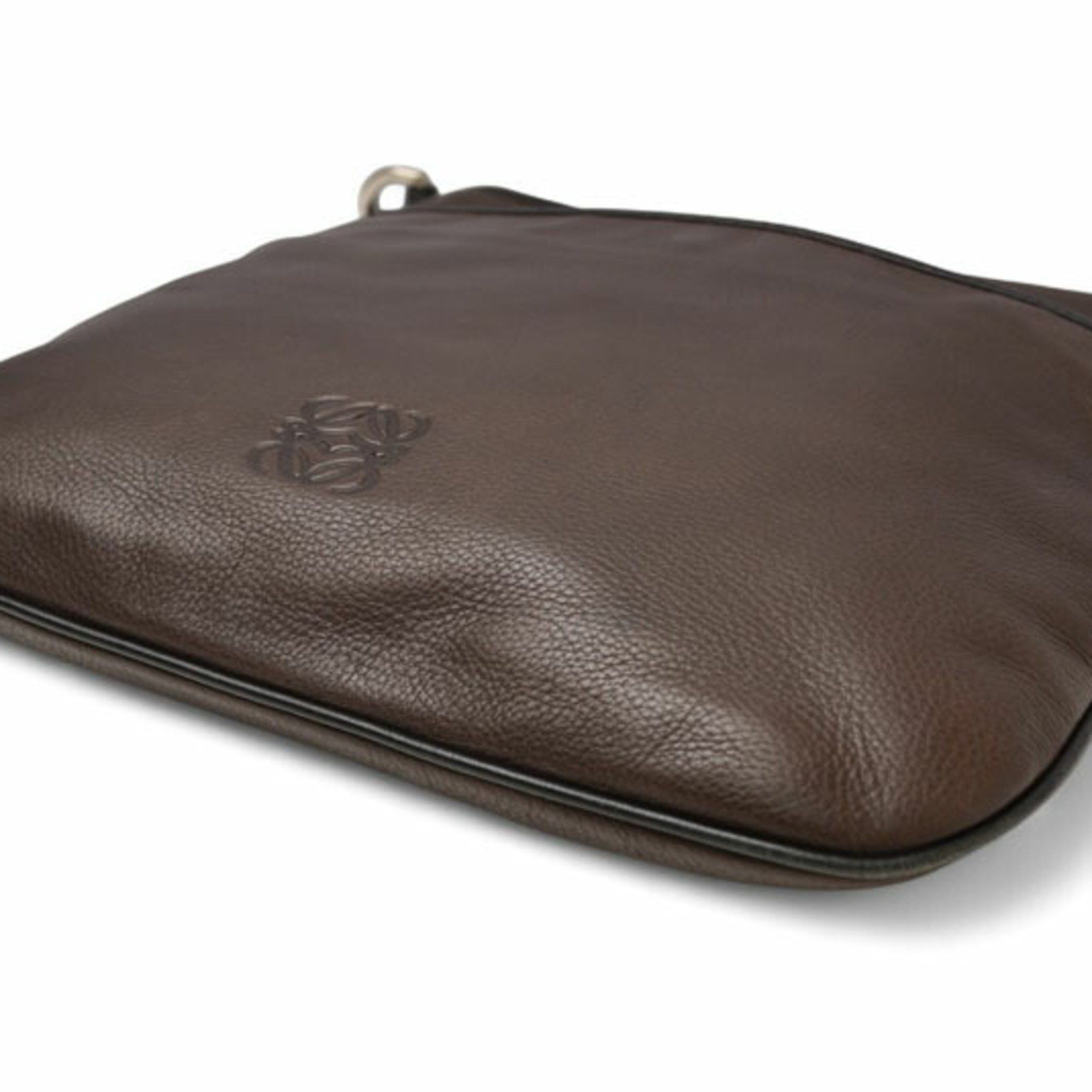 Loewe Loewe Anagram Shoulder Bag/Crossbody Bag in Dark Brown Size ONE SIZE - 6 Thumbnail