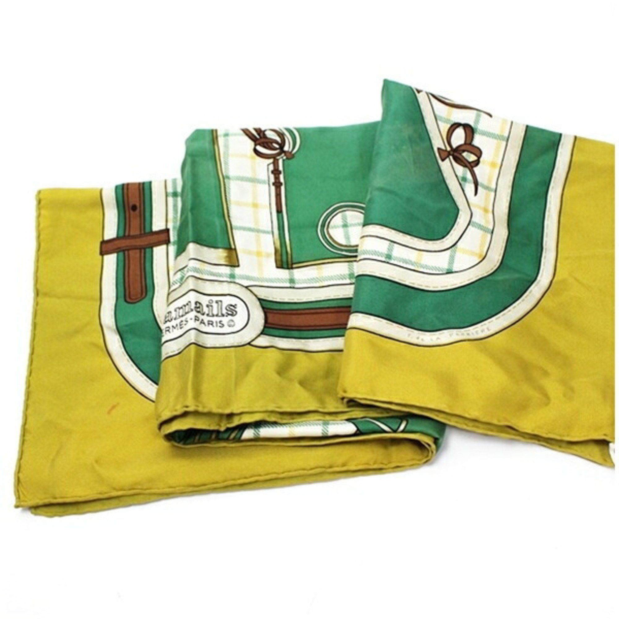 Hermes Hermes Silk Scarf/Muffler Carré 90 Camails for Women Size ONE SIZE - 11 Thumbnail