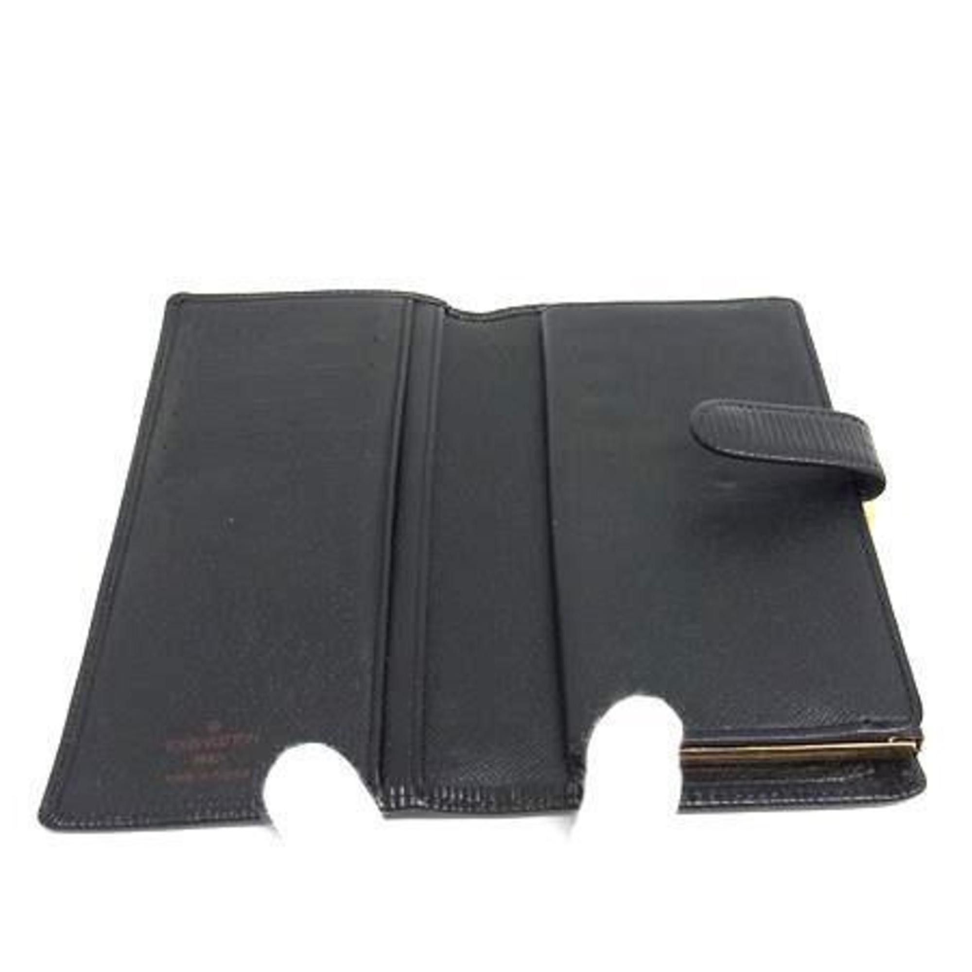 Louis Vuitton LOUIS VUITTON Epi Continental Viennois Long Wallet M63252 Black Leather Women's Size ONE SIZE - 4 Thumbnail