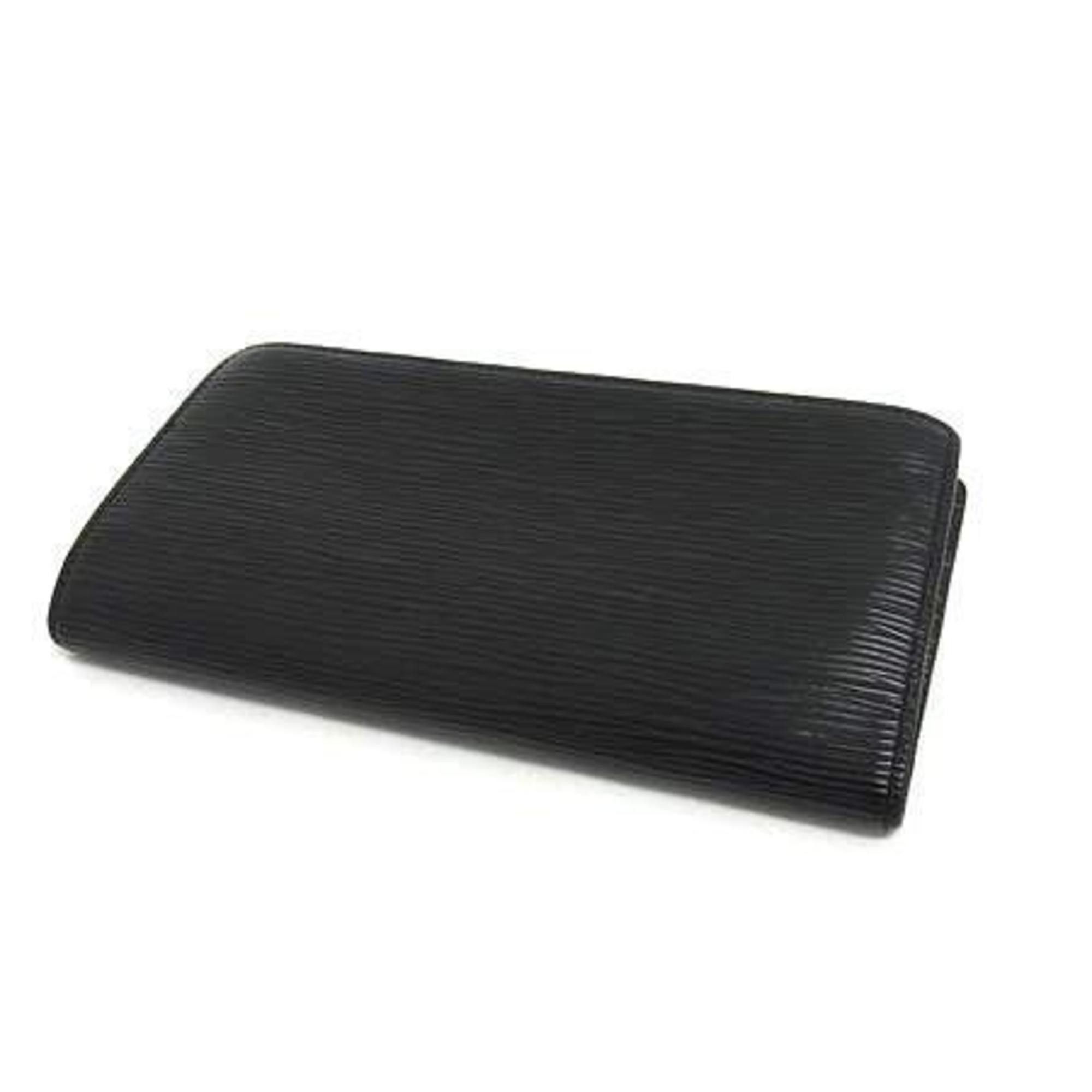 Louis Vuitton LOUIS VUITTON Epi Continental Viennois Long Wallet M63252 Black Leather Women's Size ONE SIZE - 3 Thumbnail