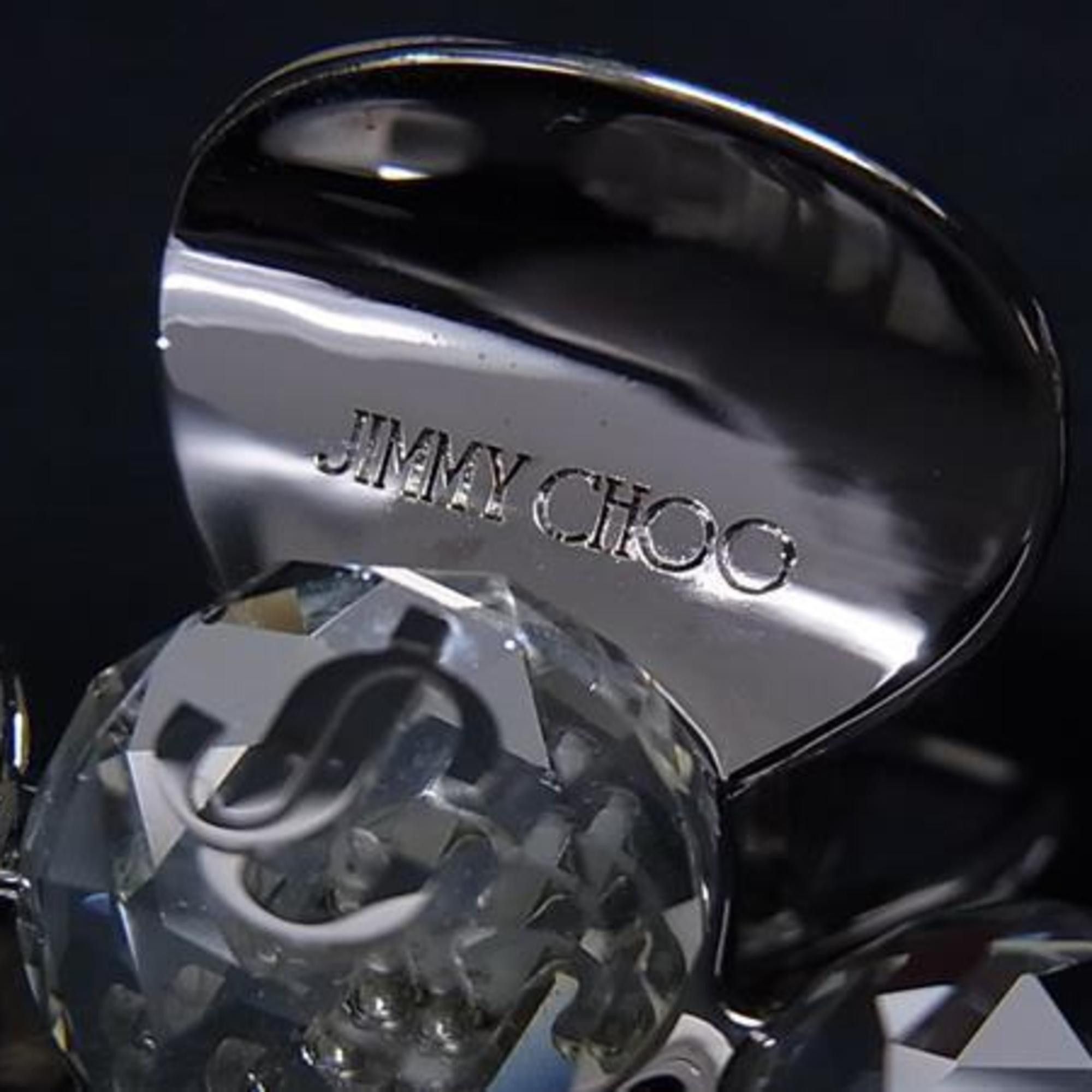 JIMMY CHOO Silver Crystal Claw Hair Clip, Metallic, for Women, Silver, CLAWHAIRCLIPDCI