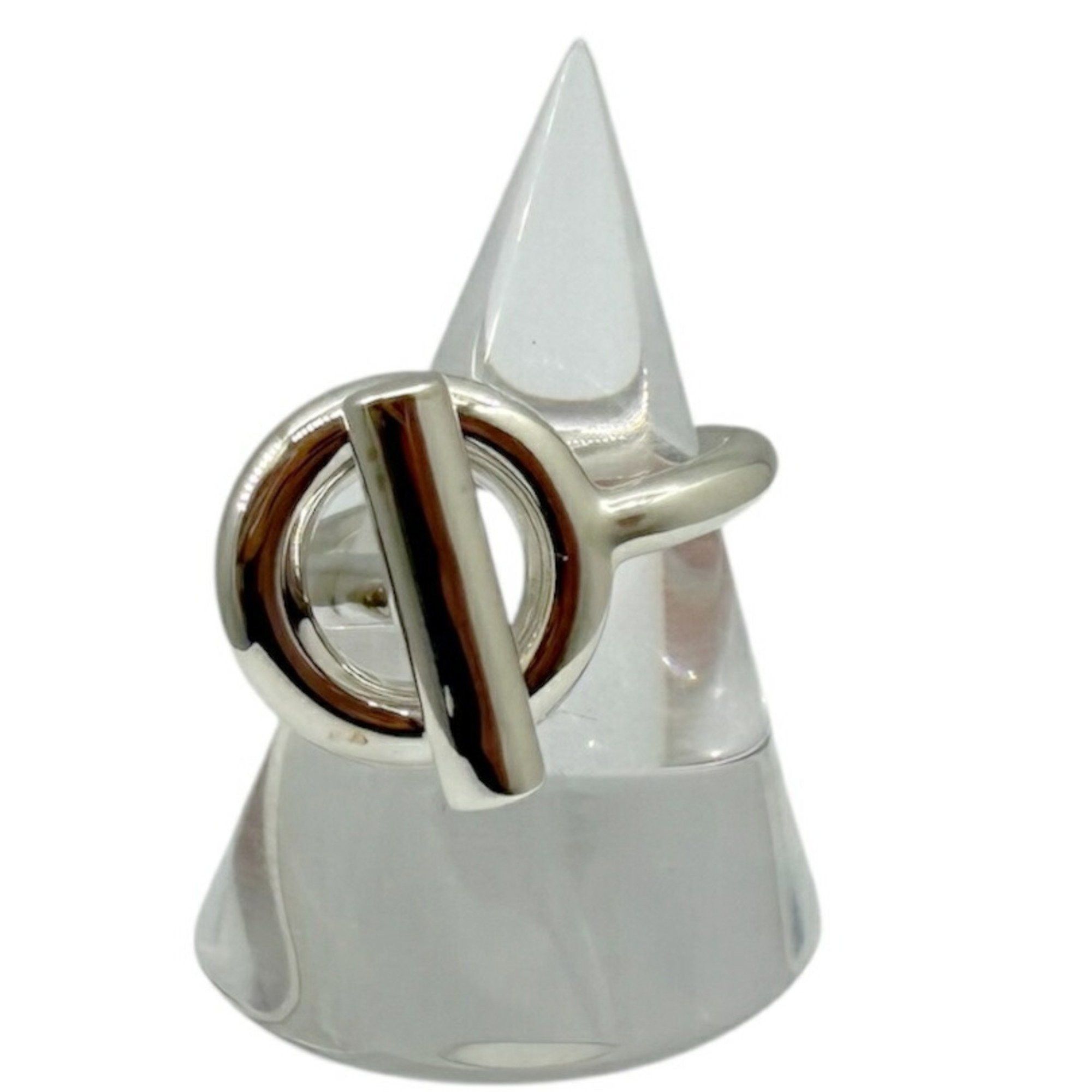 Hermes HERMES Echappé Ring, Silver #52, AG925, for Men and Women Size ONE SIZE - 2 Thumbnail