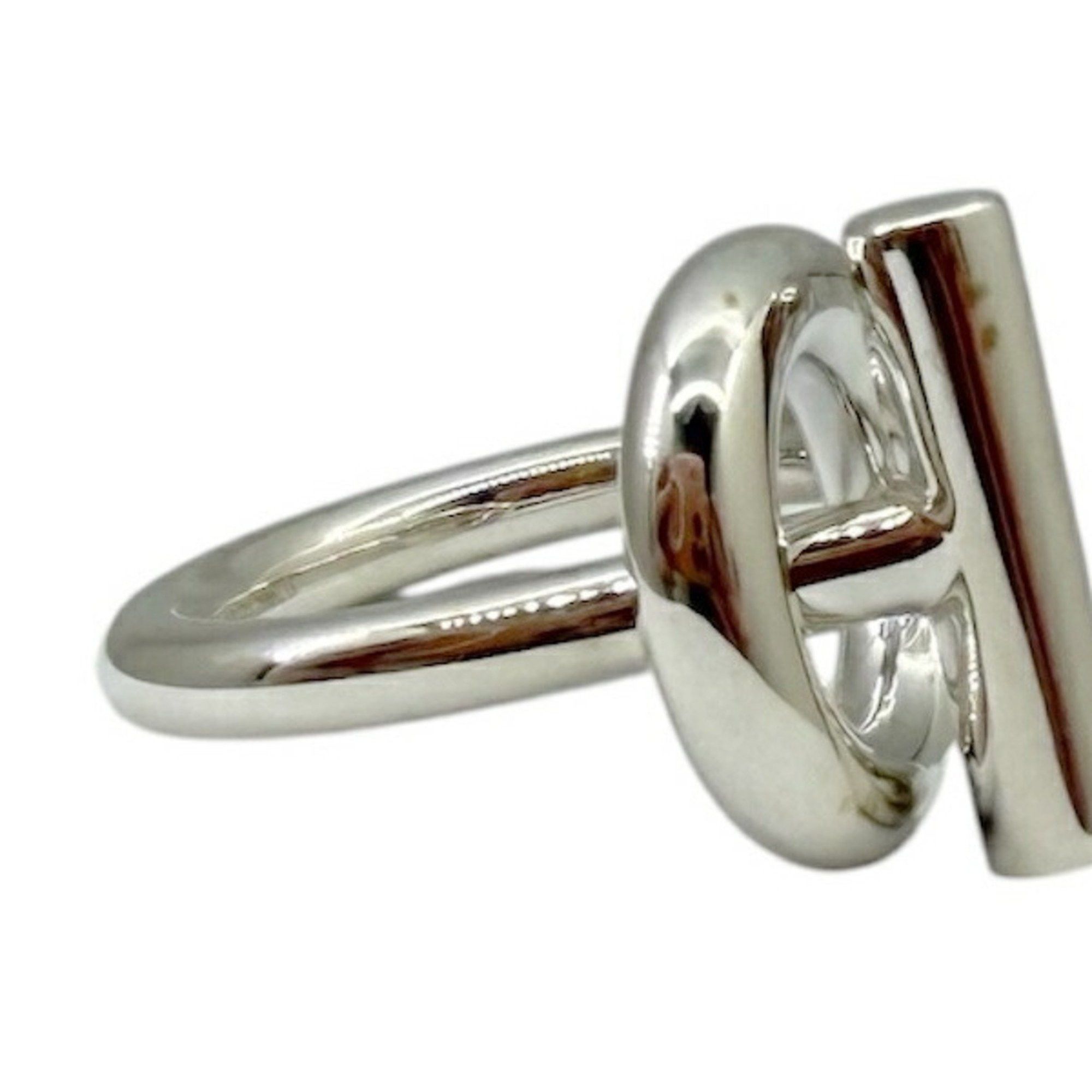 Hermes HERMES Echappé Ring, Silver #52, AG925, for Men and Women Size ONE SIZE - 5 Thumbnail