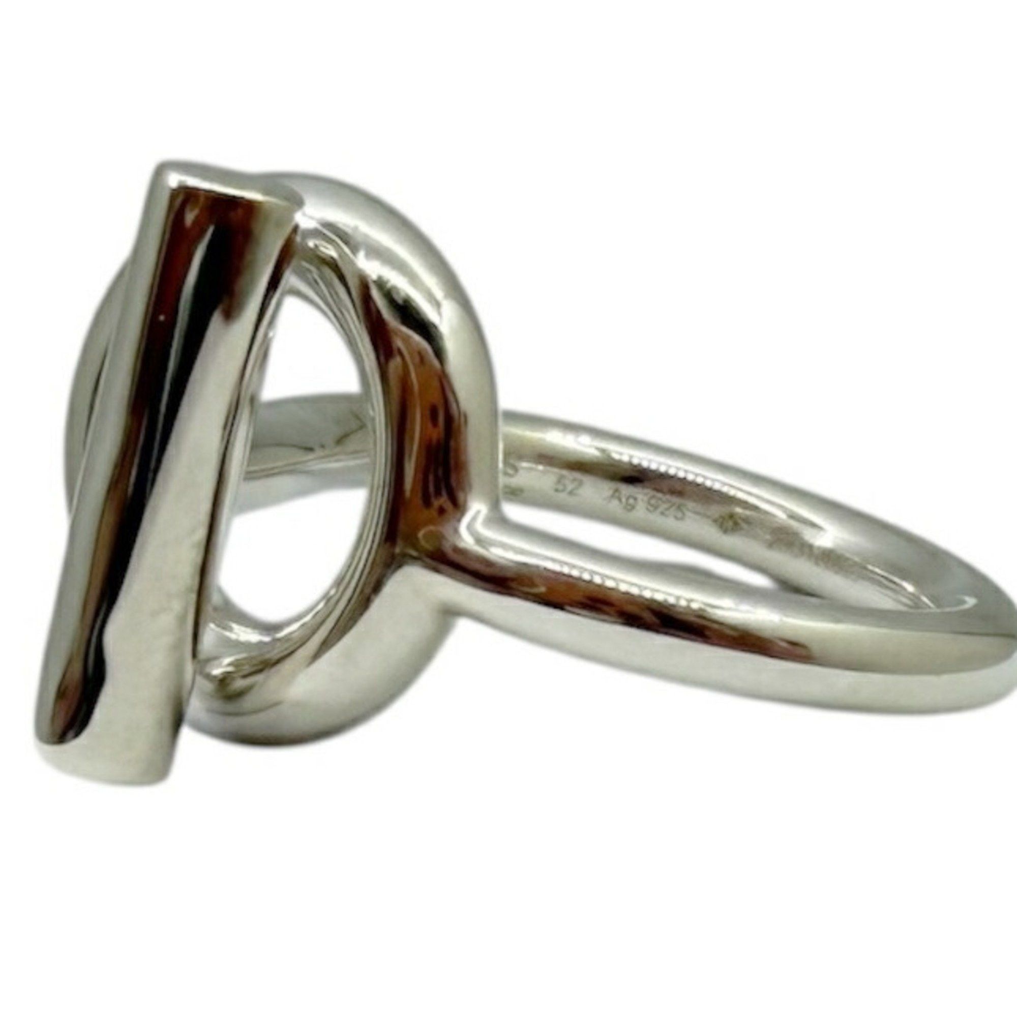 Hermes HERMES Echappé Ring, Silver #52, AG925, for Men and Women Size ONE SIZE - 4 Thumbnail