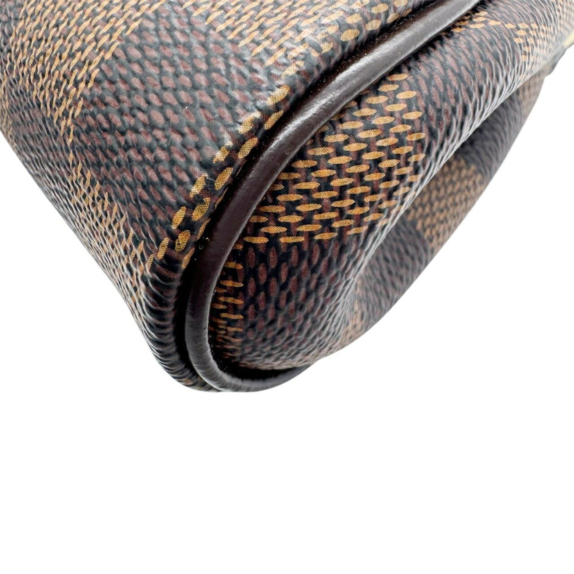 Louis Vuitton LOUIS VUITTON Eva Damier Ebene Shoulder Bag with Chain Pochette N55213 DU0111 Women's Size ONE SIZE - 7 Thumbnail