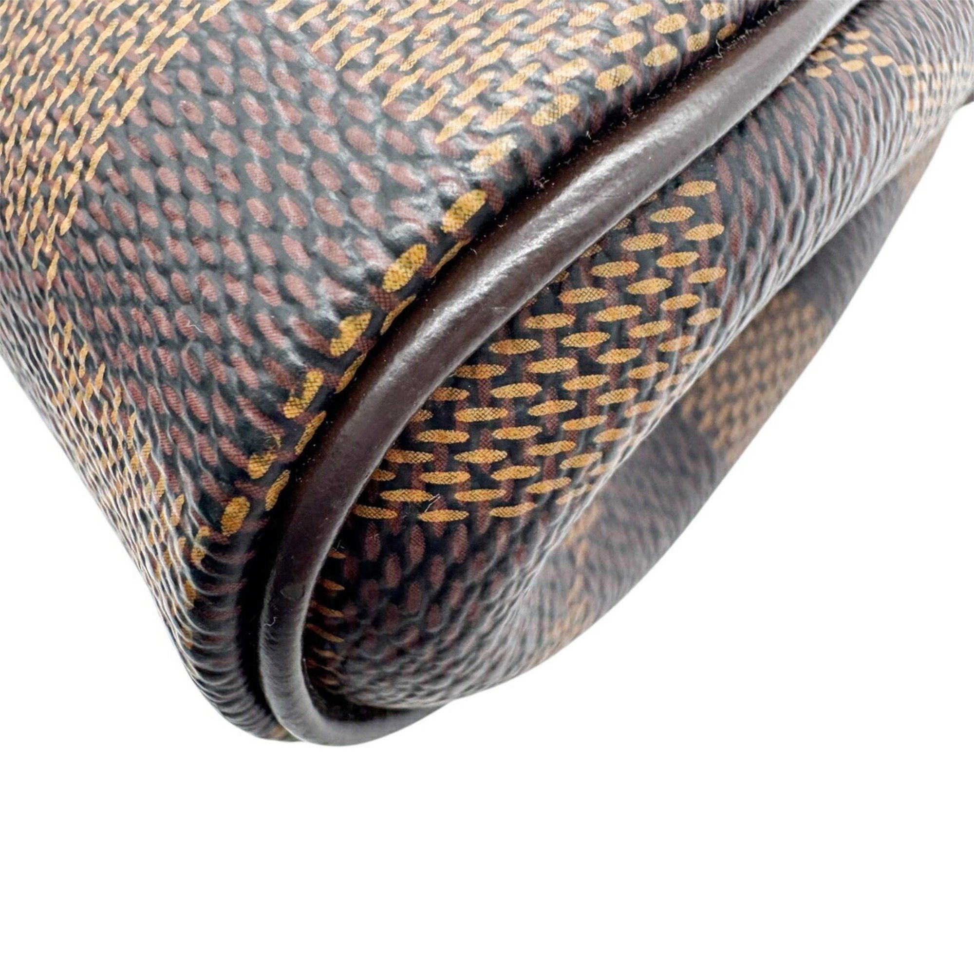 Louis Vuitton LOUIS VUITTON Eva Damier Ebene Shoulder Bag with Chain Pochette N55213 DU0111 Women's Size ONE SIZE - 9 Thumbnail