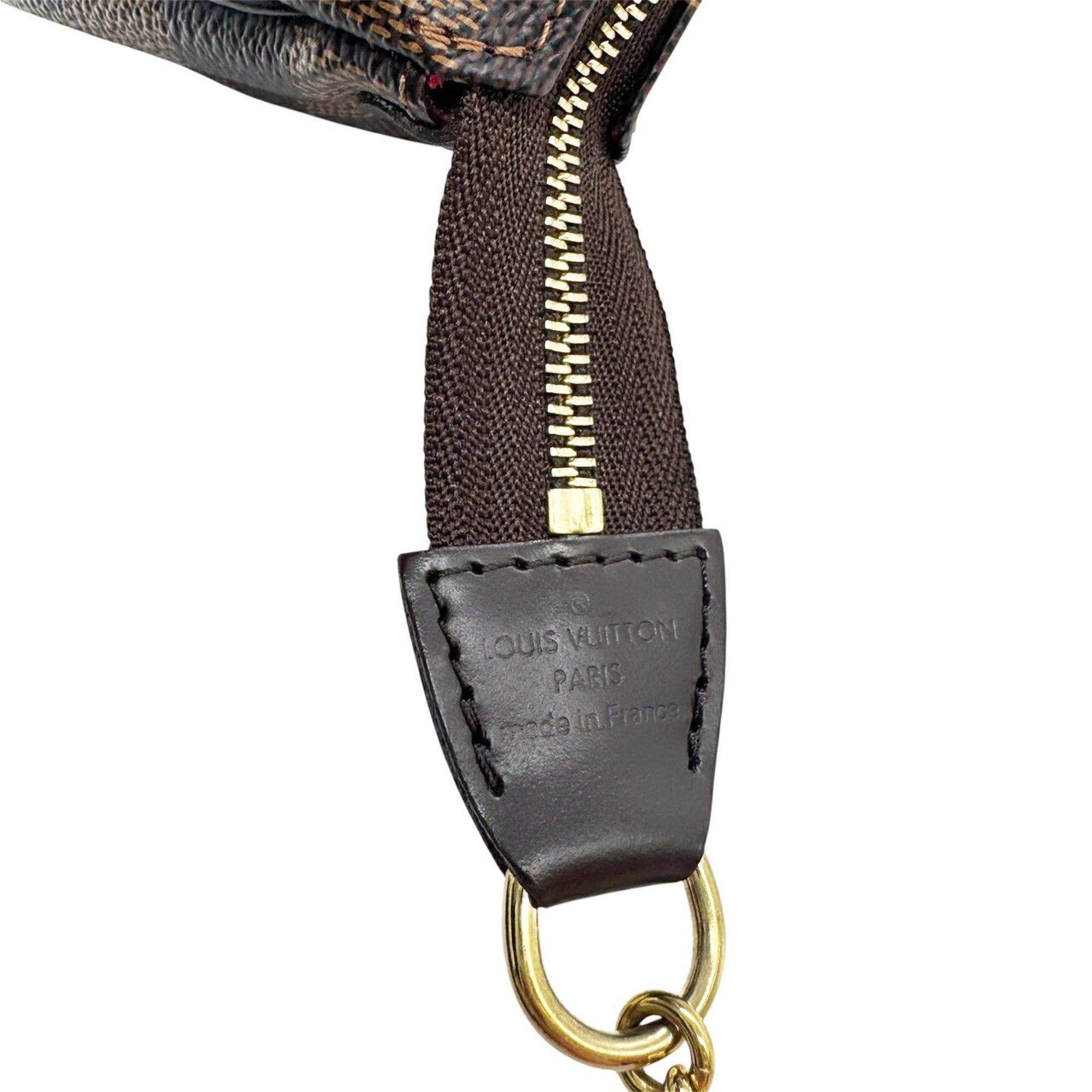 Louis Vuitton LOUIS VUITTON Eva Damier Ebene Shoulder Bag with Chain Pochette N55213 DU0111 Women's Size ONE SIZE - 10 Thumbnail
