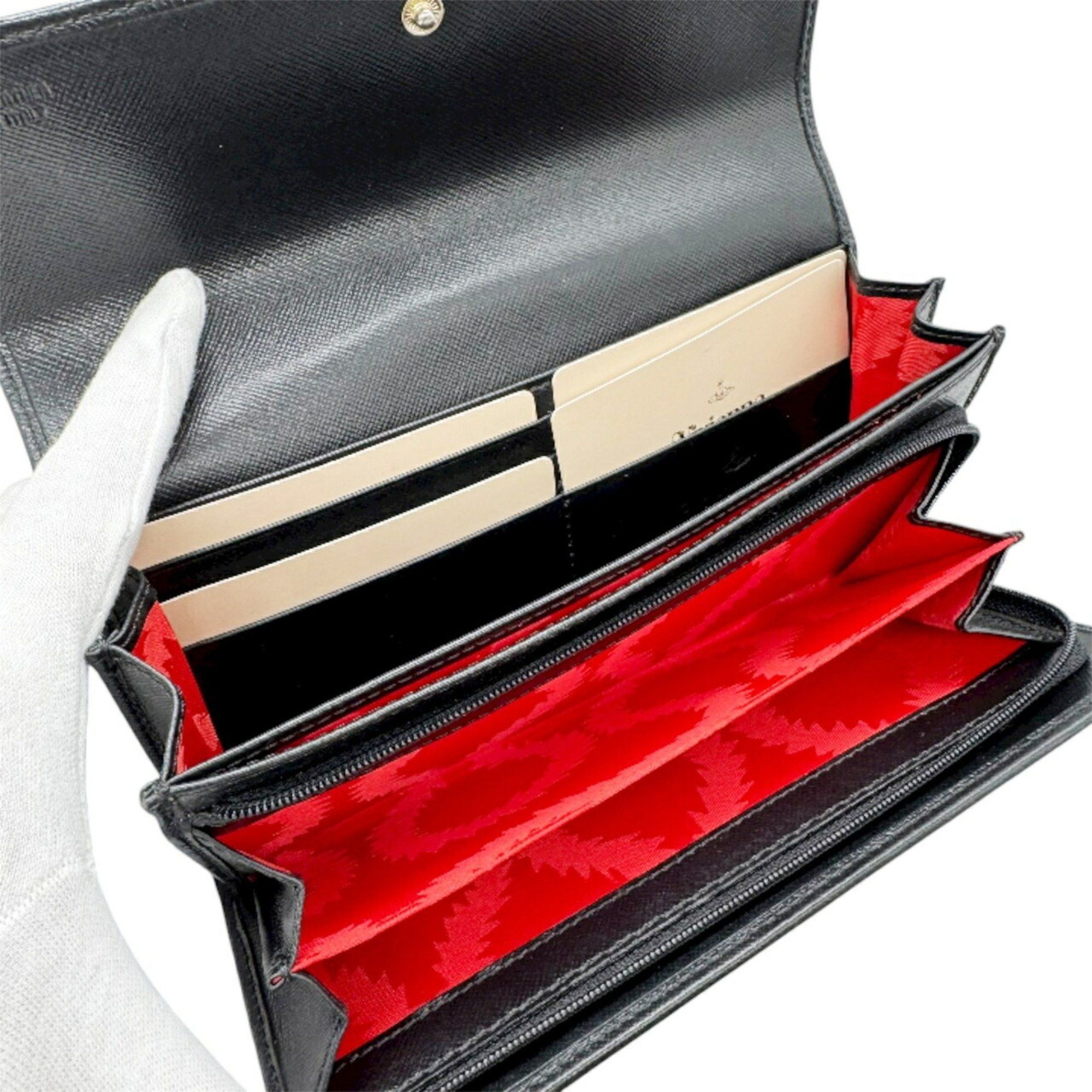 Vivienne Westwood Vivienne Westwood long wallet, leather, black, 321287, for men and women Size ONE SIZE - 13 Thumbnail