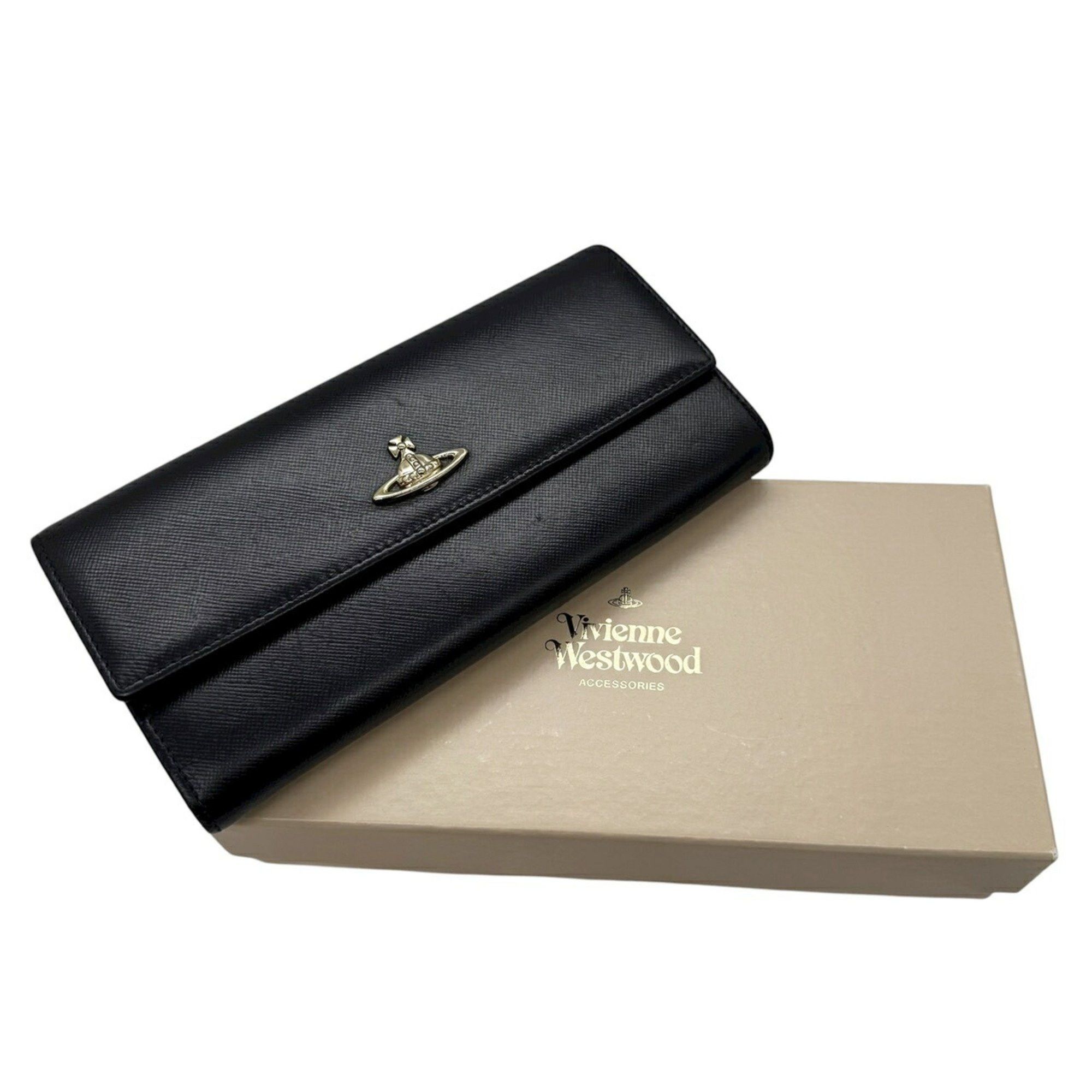 Vivienne Westwood Vivienne Westwood long wallet, leather, black, 321287, for men and women Size ONE SIZE - 18 Thumbnail