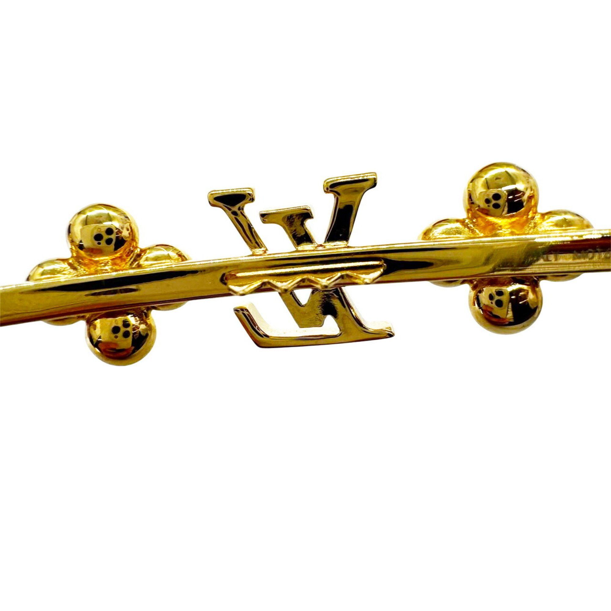 Louis Vuitton LOUIS VUITTON Baby Louis Barrette Hair Clip GP M01670 LE5203 Women's Accessory Size ONE SIZE - 8 Thumbnail