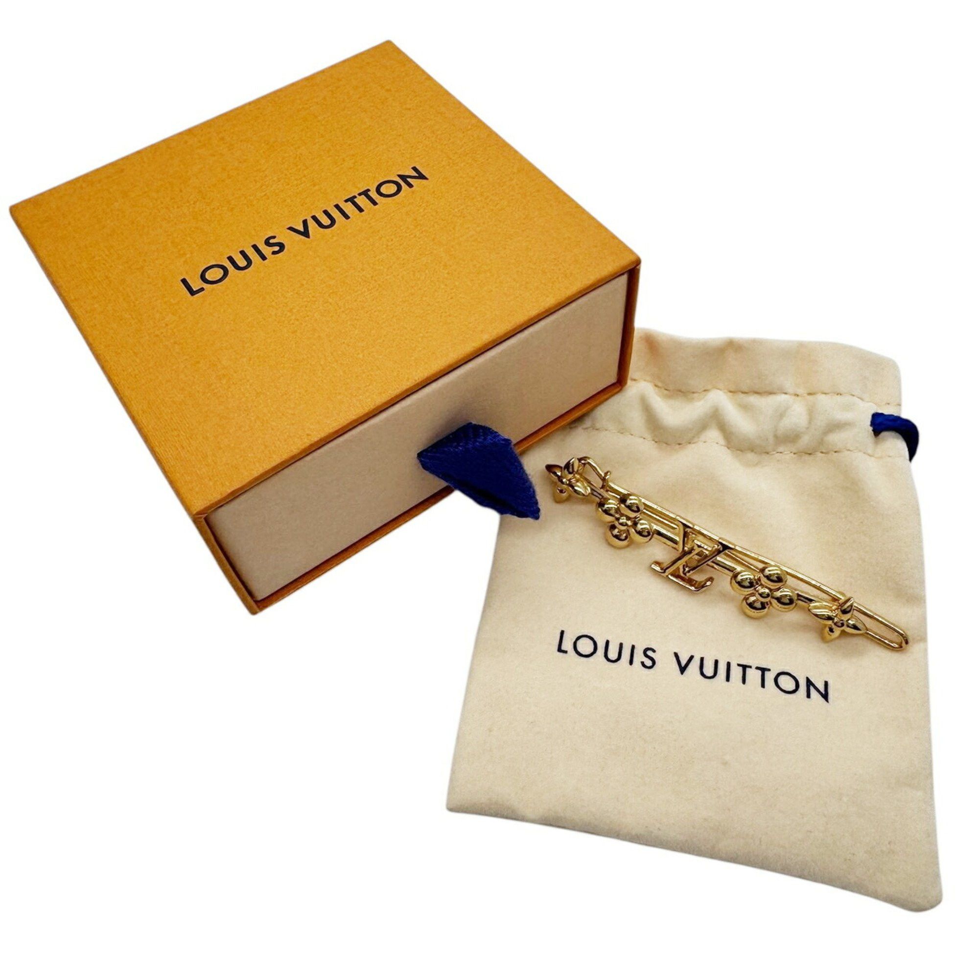 Louis Vuitton LOUIS VUITTON Baby Louis Barrette Hair Clip GP M01670 LE5203 Women's Accessory Size ONE SIZE - 10 Thumbnail