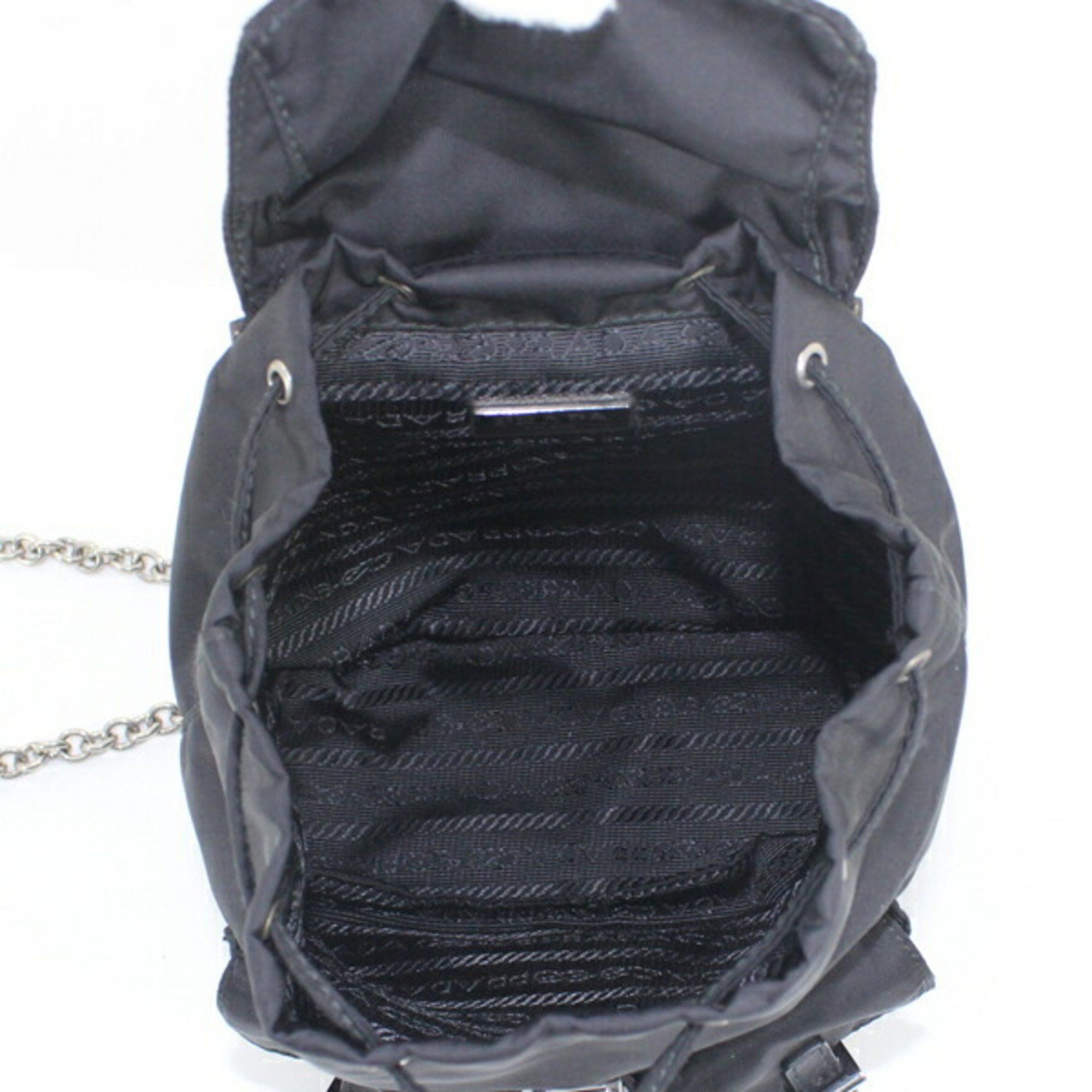 Prada Prada Shoulder Bag Mini Backpack Nylon Black 1BH029 Women's NERO KM2805 Size ONE SIZE - 10 Thumbnail