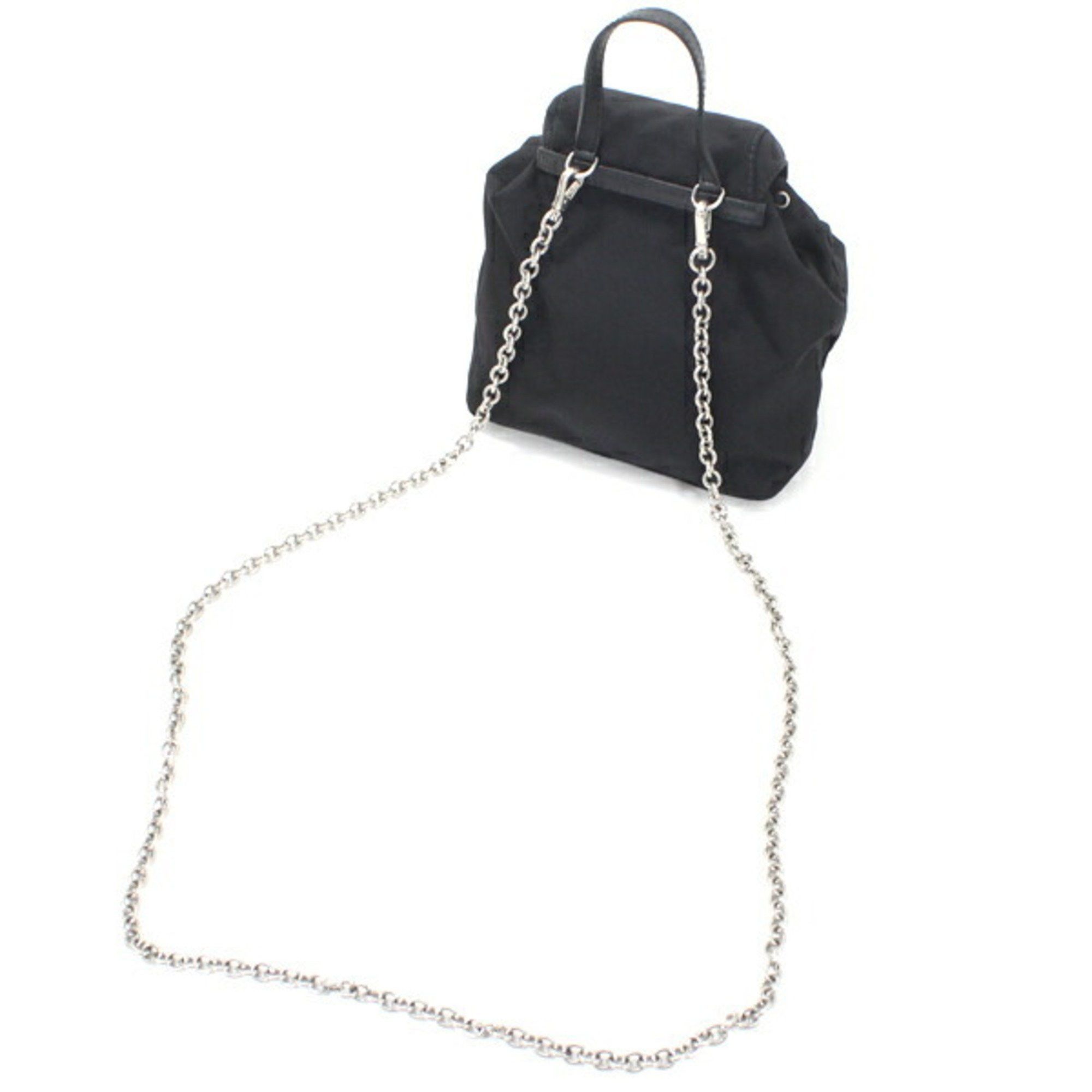 Prada Prada Shoulder Bag Mini Backpack Nylon Black 1BH029 Women's NERO KM2805 Size ONE SIZE - 2 Thumbnail