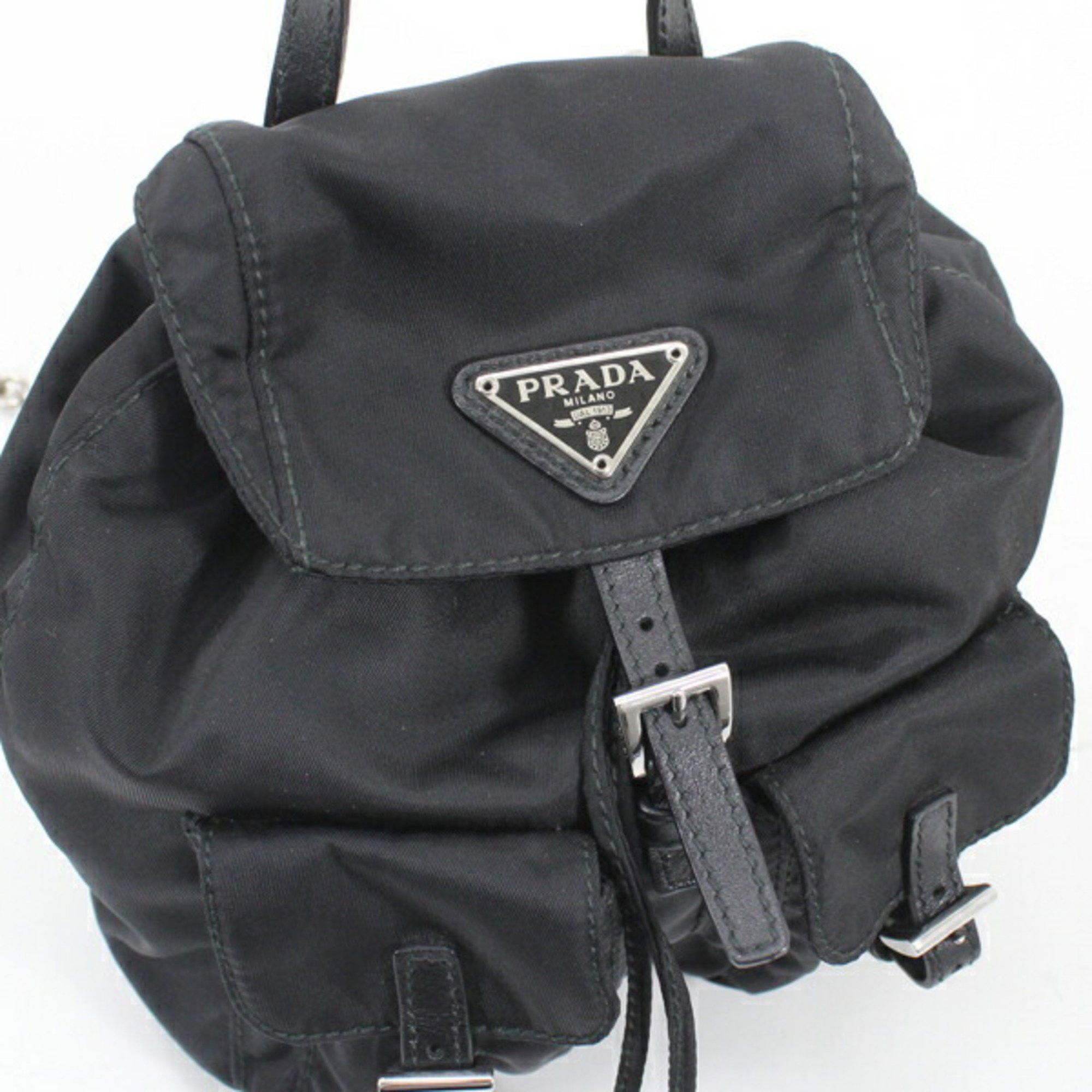 Prada Prada Shoulder Bag Mini Backpack Nylon Black 1BH029 Women's NERO KM2805 Size ONE SIZE - 7 Thumbnail