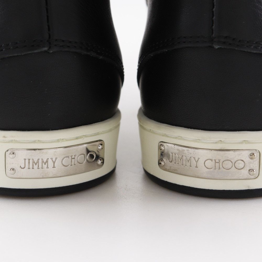 Jimmy Choo Jimmy Choo JIMMY CHOO Star Studs Leather Sneakers Leather Shoes DUTY FREE for USA Size ONE SIZE - 11 Thumbnail