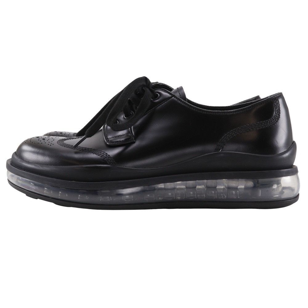 Prada Prada Prada Wingtip Leather Sneakers Leather Shoes 2EG299 DUTY FREE for USA Size ONE SIZE - 2 Thumbnail