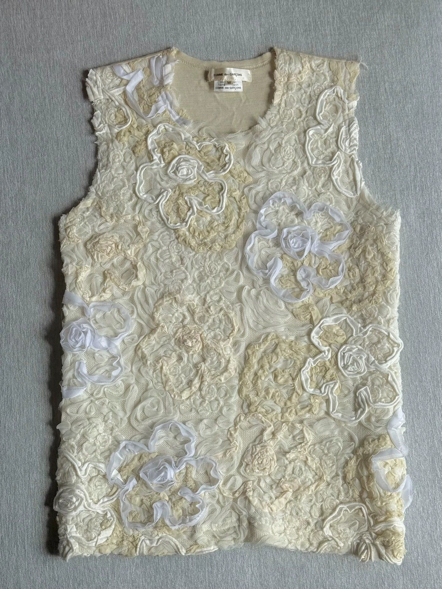 Comme des Garcons COMME des GARCONS Rose Sleeveless Top - dmc Size US M / EU 48-50 / 2 - 2 Thumbnail
