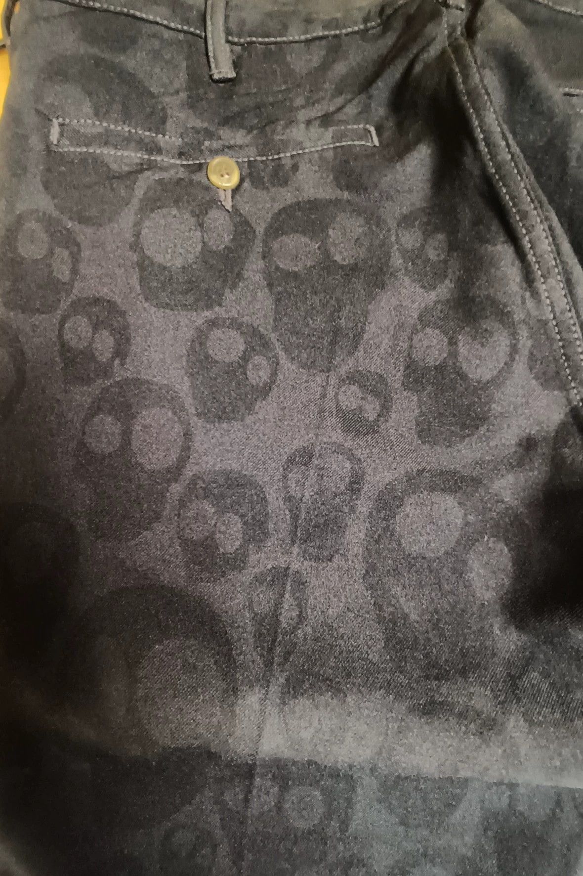 Comme des Garcons CDG Skull Print Casual Pants - dmc Size US 26 / EU 42 - 5 Thumbnail
