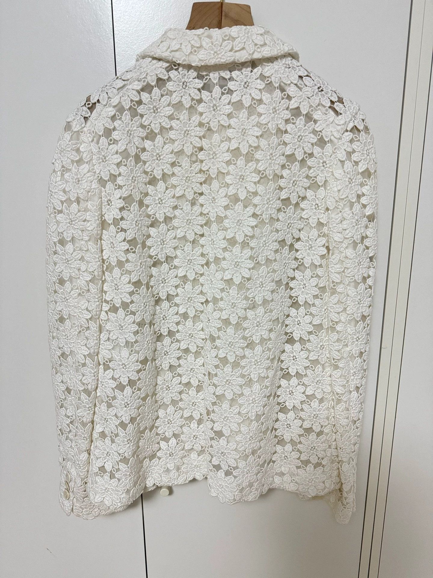 Comme des Garcons CDG White Lace Top & Black Skort Set - dmc Size US XS / EU 42 / 0 - 4 Thumbnail