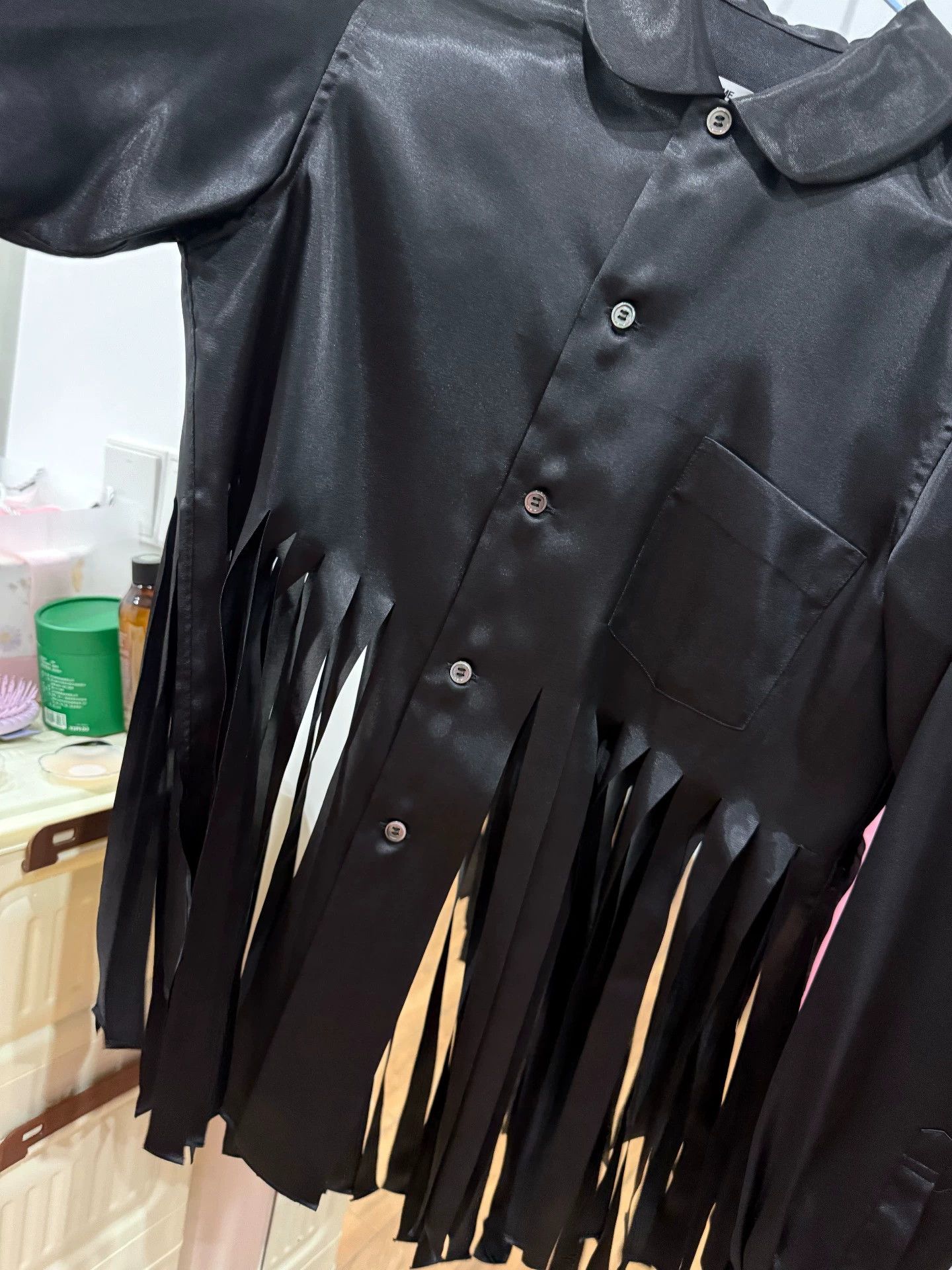 Comme des Garcons Comme des Garcons Fringe Hem Shirt - dmc Size US S / EU 44-46 / 1 - 2 Thumbnail