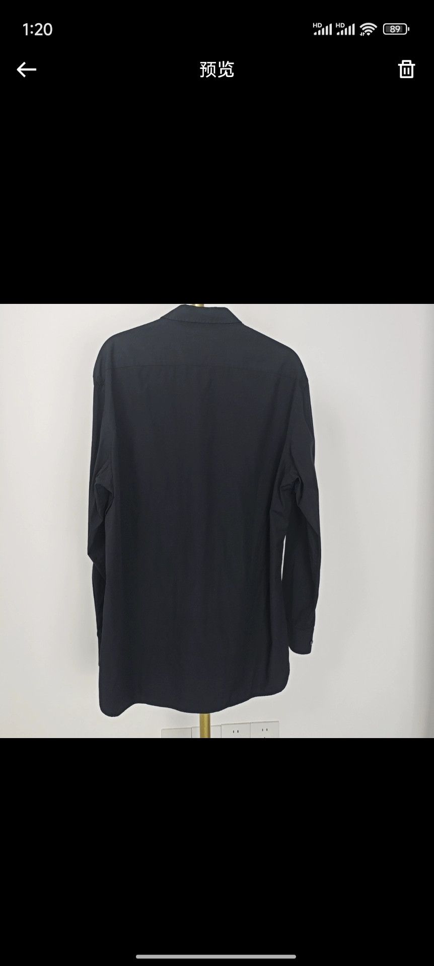Burberry Burberry Black Embroidered Logo Shirt - dmc Size US L / EU 52-54 / 3 - 7 Thumbnail