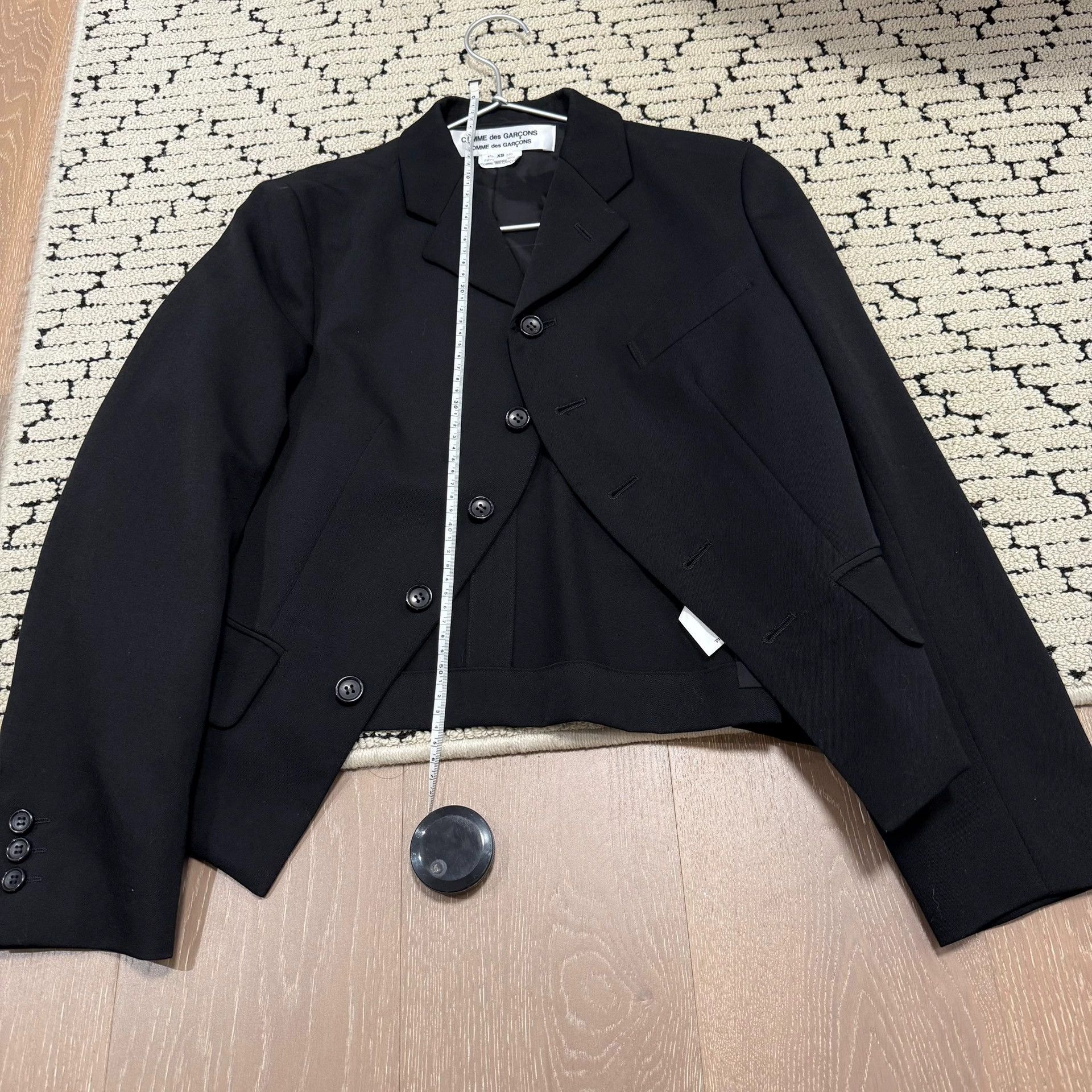 Comme des Garcons CDG Fitted Split Hem Blazer Jacket - dmc Size US XS / EU 42 / 0 - 3 Thumbnail