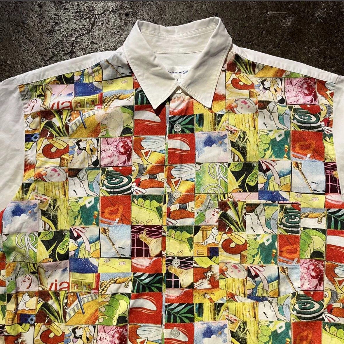 Comme des Garcons COMME des GARCONS 1990s Art Print Shirt - dmc Size US M / EU 48-50 / 2 - 3 Thumbnail