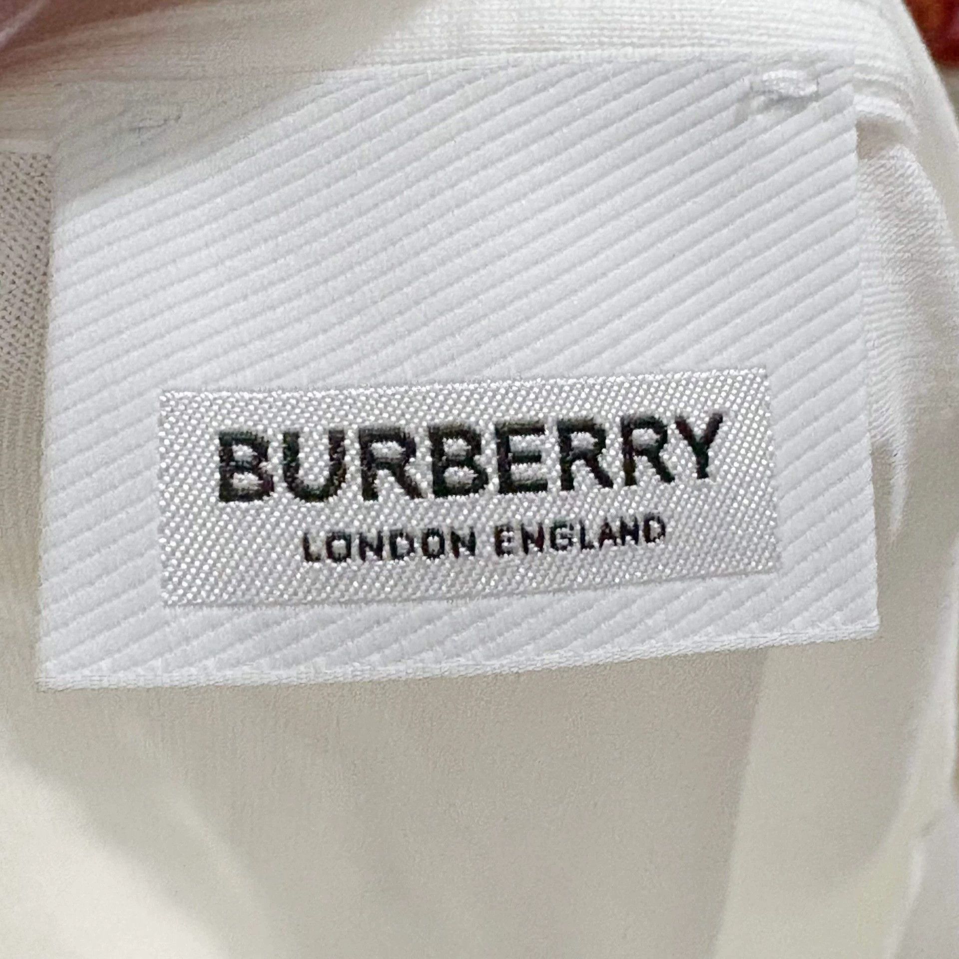 Burberry Burberry White Logo Print T-shirt S - dmc Size US S / EU 44-46 / 1 - 5 Thumbnail