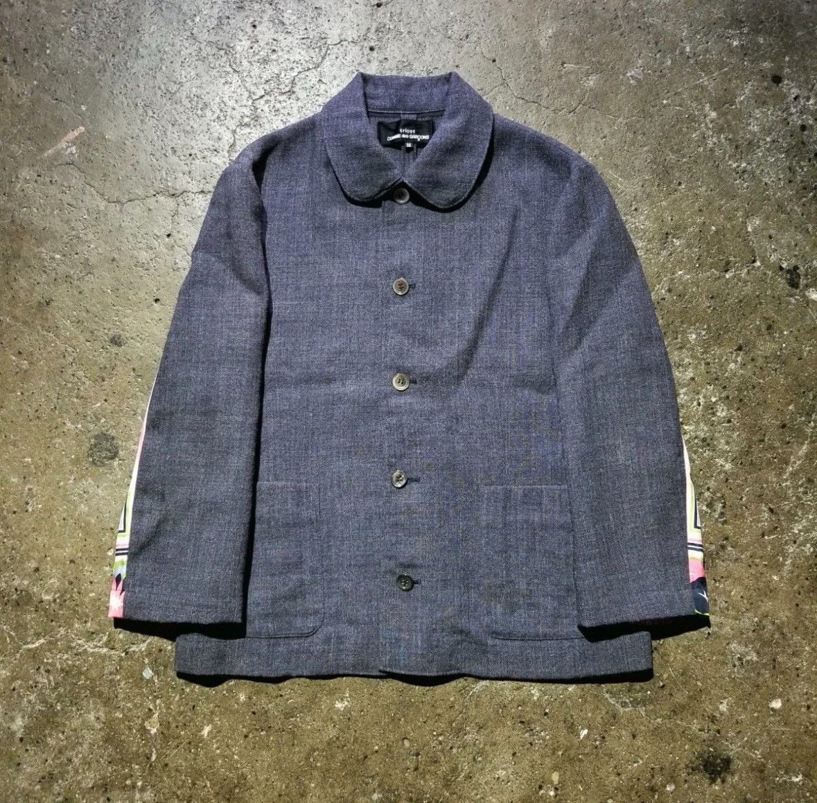Comme des Garcons COMME des GARCONS 2001 Scarf Patchwork Jacket - dmc Size US M / EU 48-50 / 2 - 2 Thumbnail