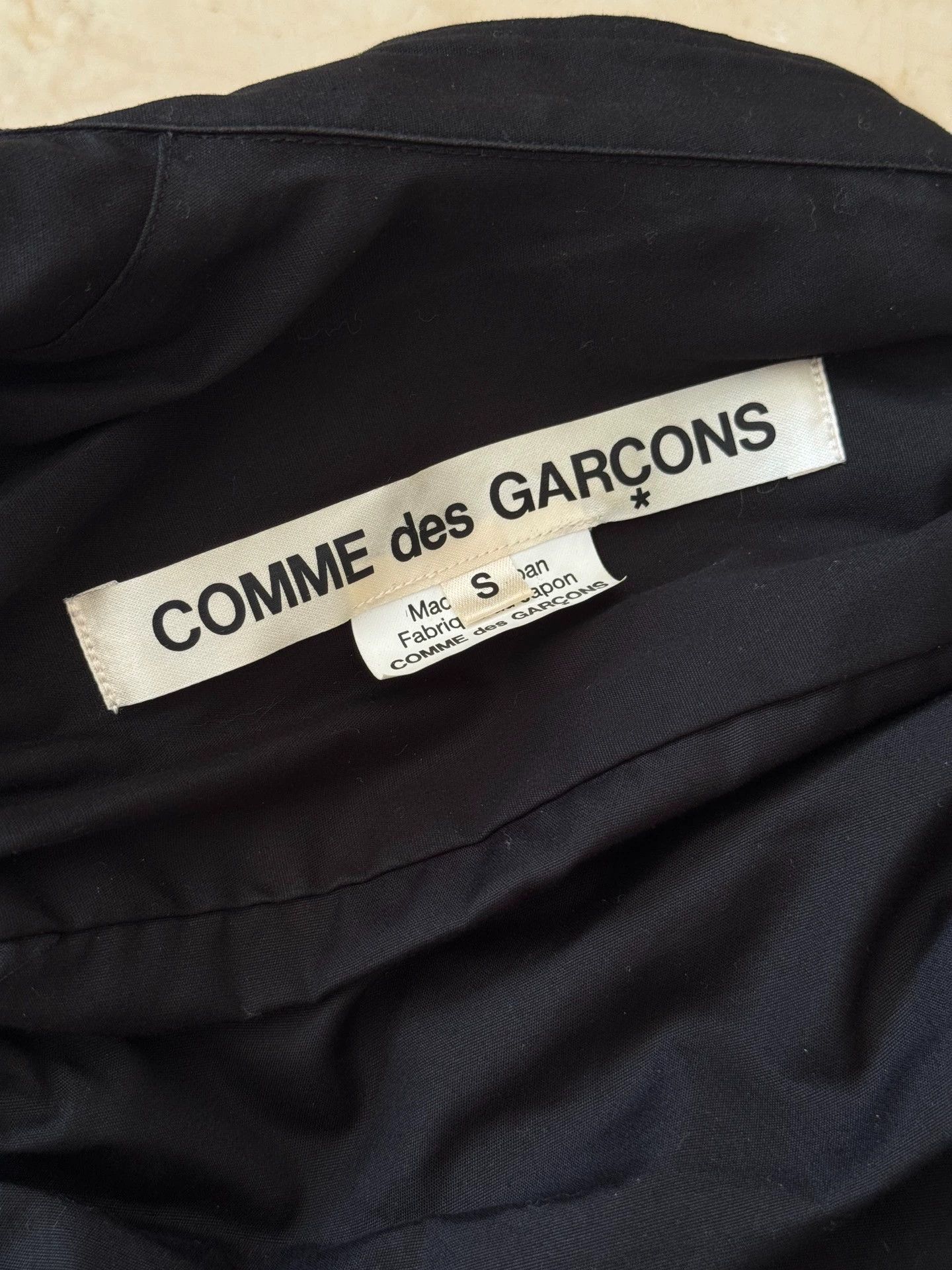 Comme des Garcons CDG Ruched Asymmetric Short Shirt - dmc Size US S / EU 44-46 / 1 - 8 Thumbnail