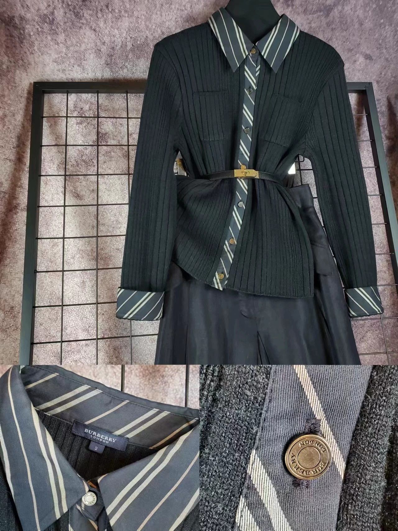 Burberry Burberry Knit Wool Silk Sweater - dmc Size US M / EU 48-50 / 2 - 2 Thumbnail