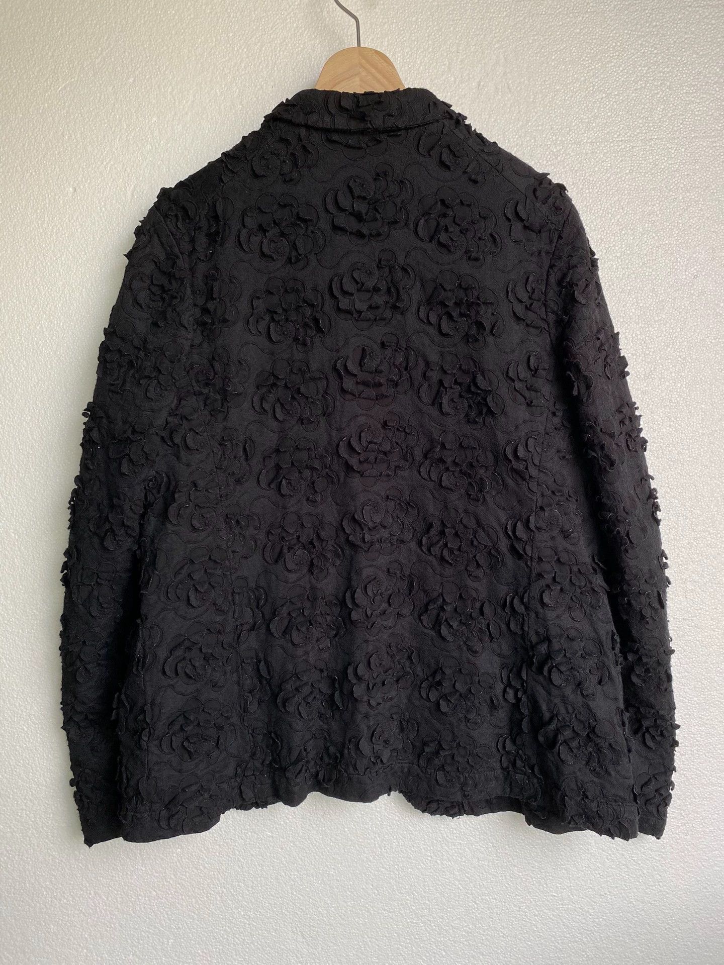 Comme des Garcons COMME des GARCONS Floral Blazer Coat - dmc Size US M / EU 48-50 / 2 - 2 Thumbnail