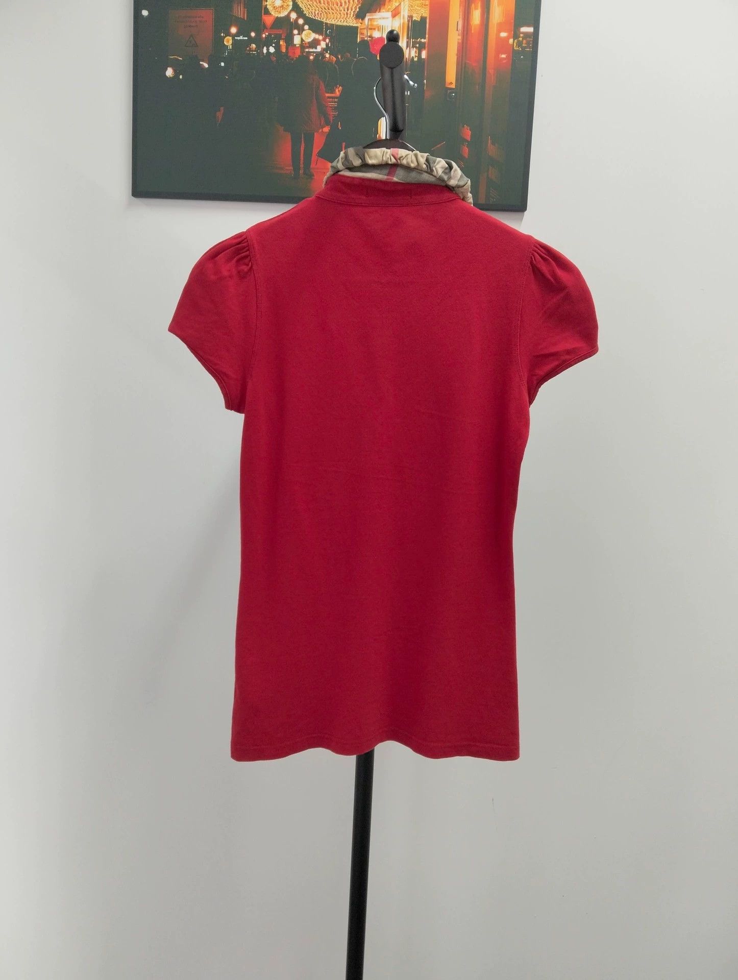 Burberry Burberry Red Polo Shirt S - dmc Size US S / EU 44-46 / 1 - 2 Thumbnail